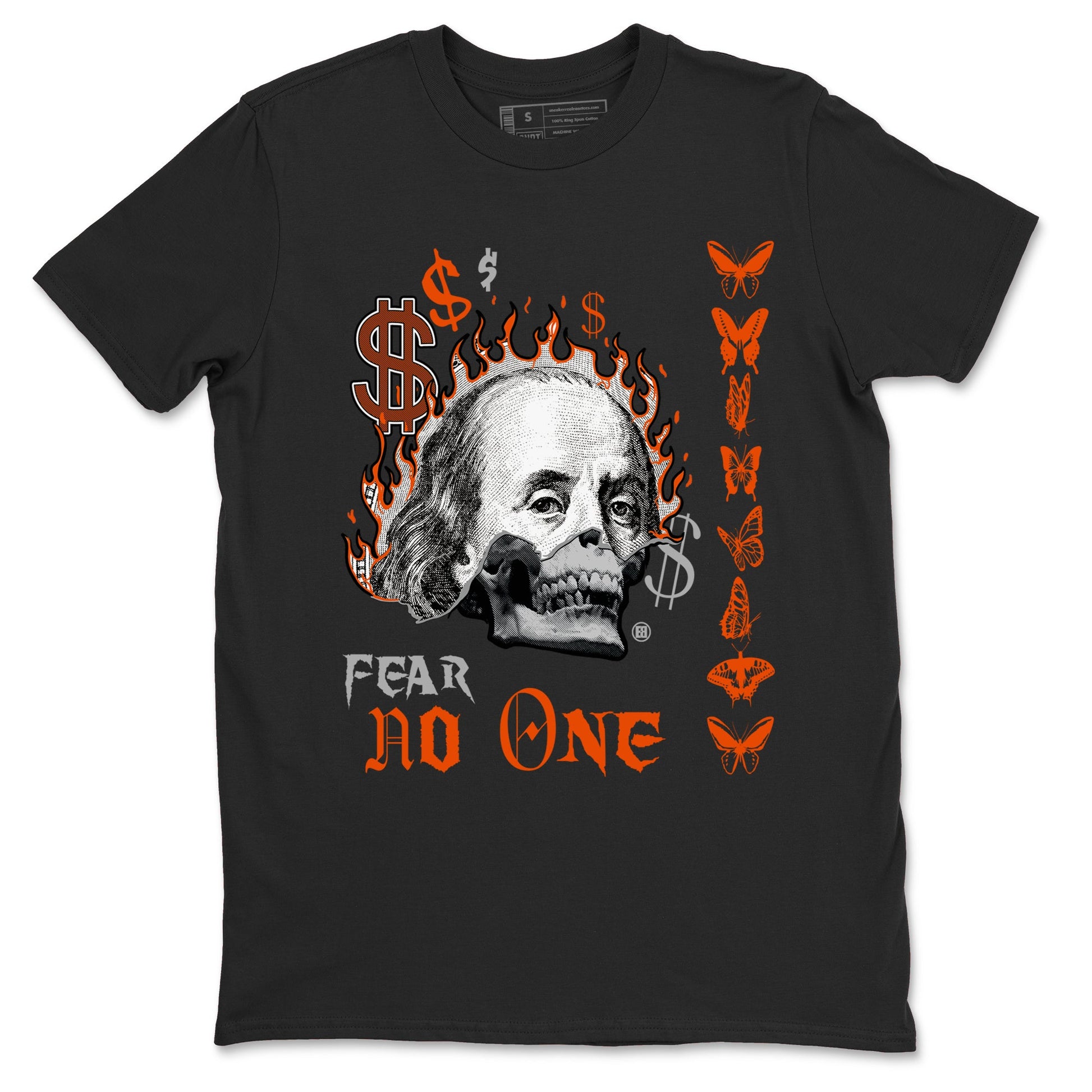 Air Max 1 OG '86 'Summit White and Cosmic Clay shirts to match jordans Fear No One sneaker match tees Air Max 1 Cosmic Clay match shoes to clothes SNRT Sneaker Tees unisex cotton Black 2 shirts