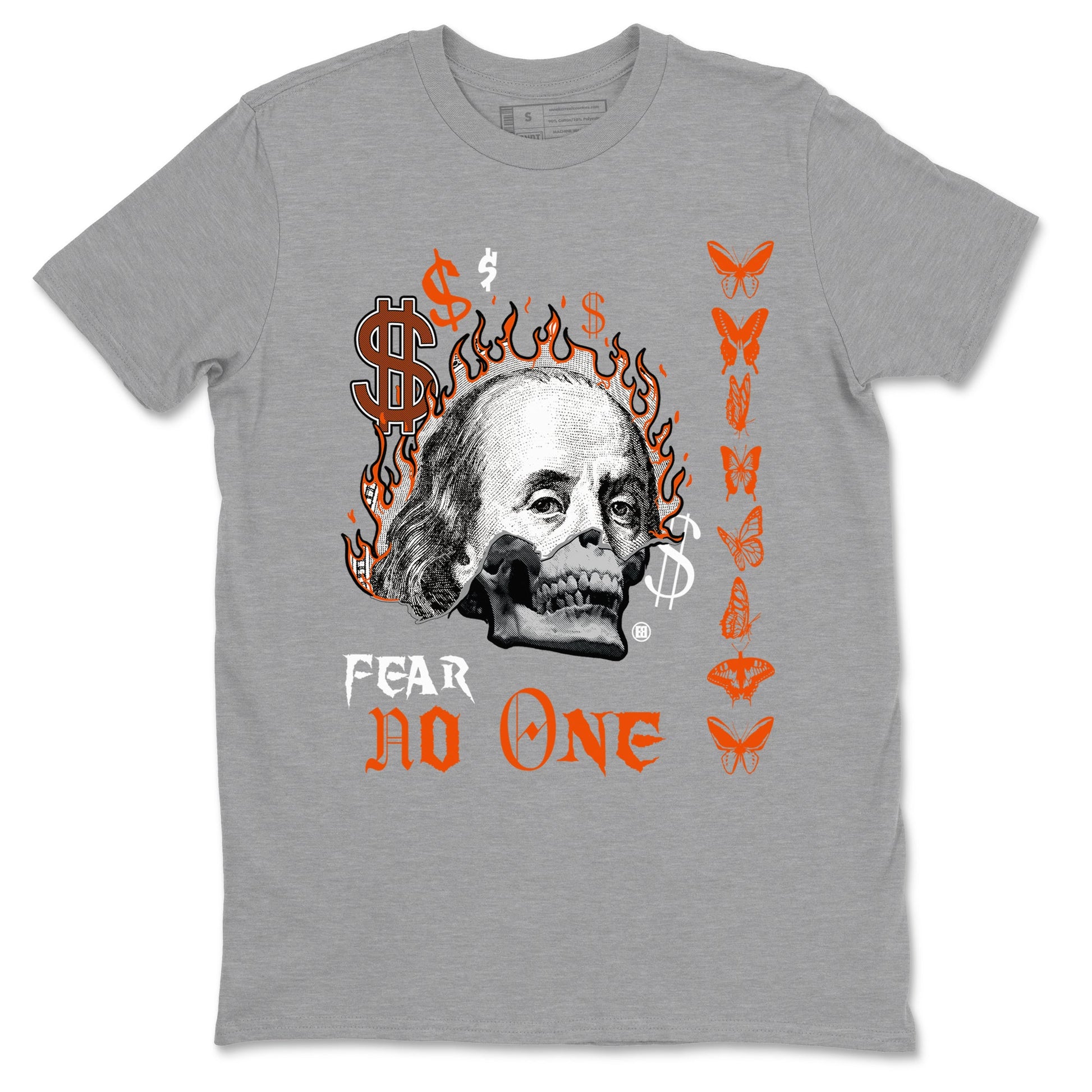 Air Max 1 OG '86 'Summit White and Cosmic Clay shirts to match jordans Fear No One sneaker match tees Air Max 1 Cosmic Clay match shoes to clothes SNRT Sneaker Tees unisex cotton Heather Grey 2 shirts