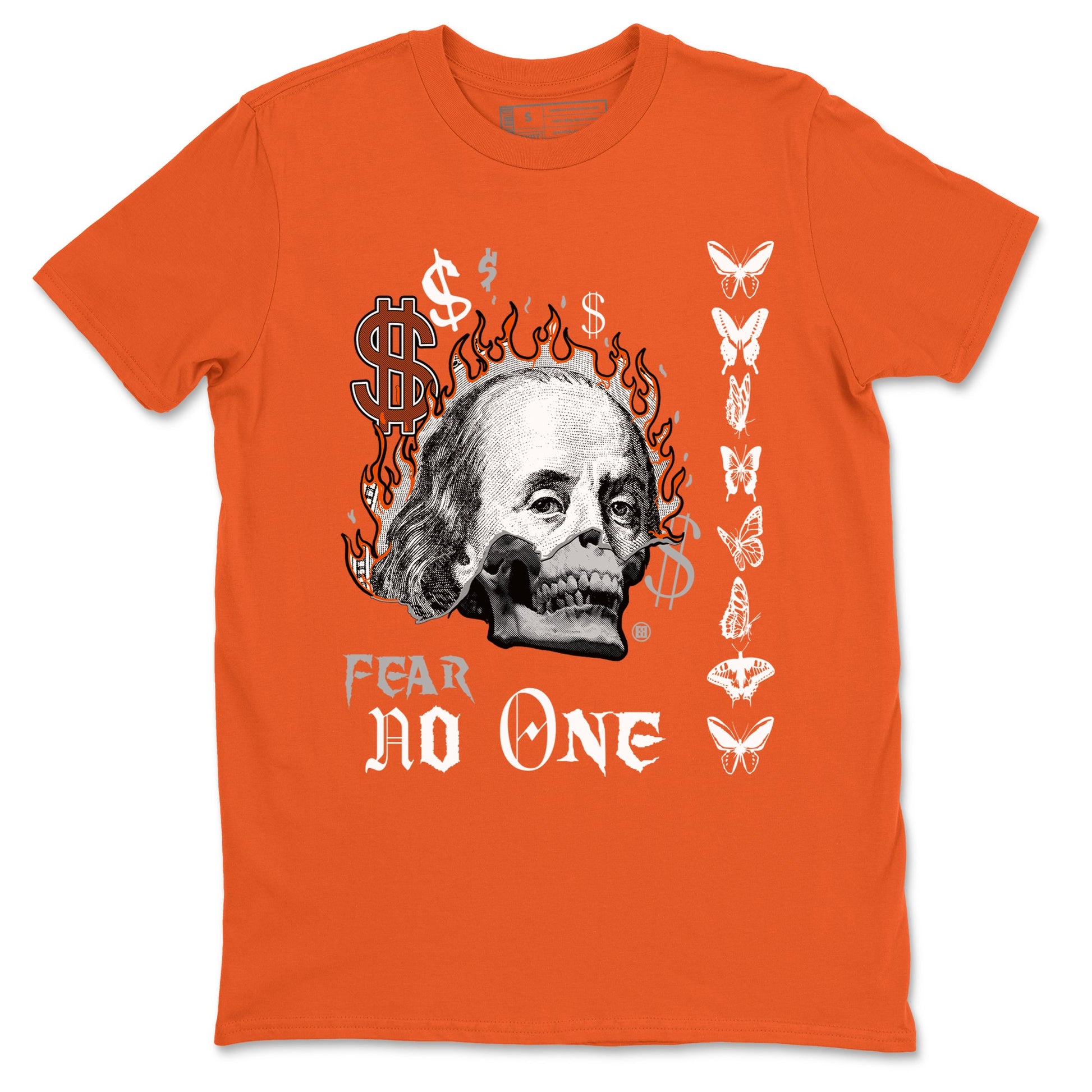Air Max 1 OG '86 'Summit White and Cosmic Clay shirts to match jordans Fear No One sneaker match tees Air Max 1 Cosmic Clay match shoes to clothes SNRT Sneaker Tees unisex cotton Orange 2 shirts