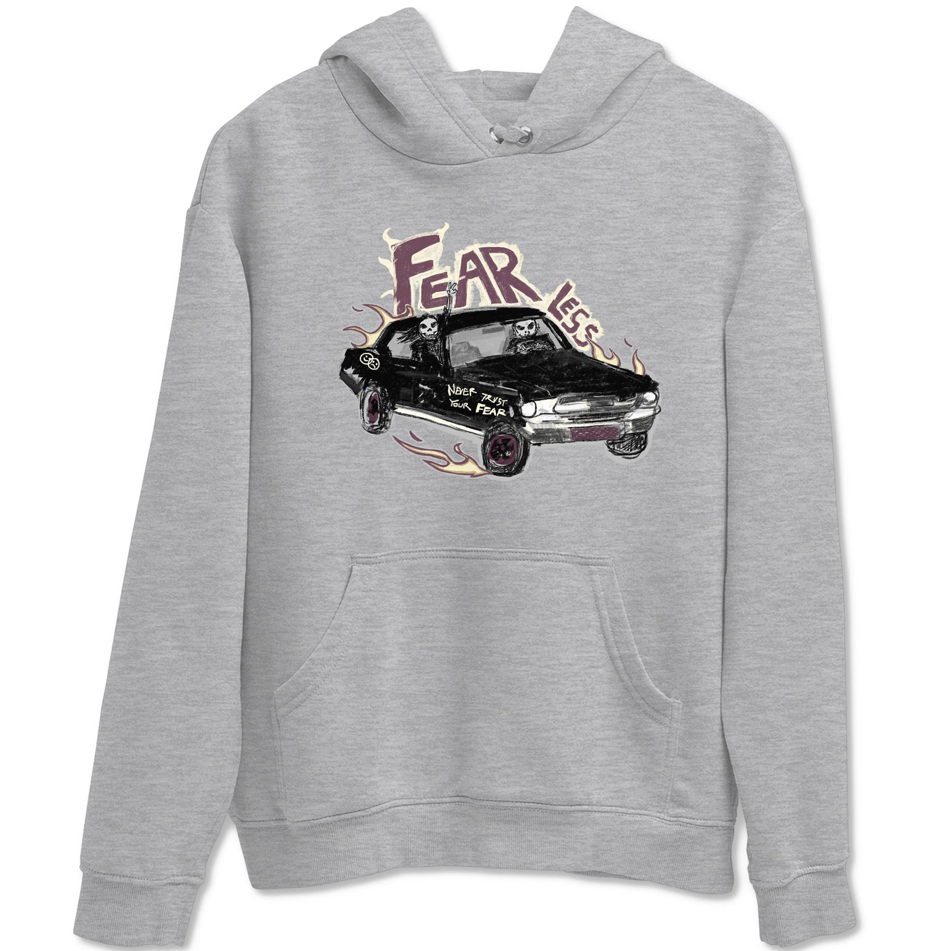 3s A Ma Maniere x Black shirts to match jordans Fearless Car sneaker match tees A Ma Maniere x Air Jordan 3 “Black” SNRT Sneaker Tees streetwear brand Heather Grey 2 unisex cotton tee