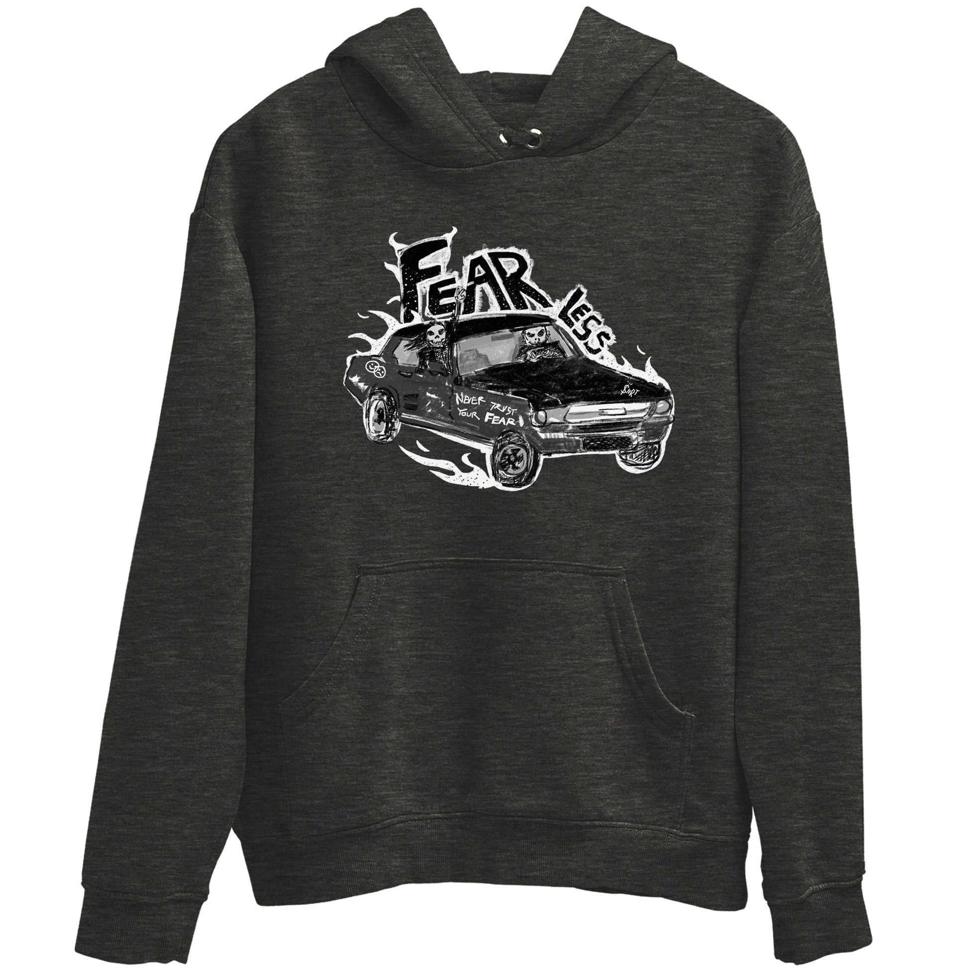 4s Fear shirts to match jordans Fearless Car sneaker match tees Air Jordan 4 Retro Fear match shoes to clothes SNRT Sneaker Tees unisex cotton Charcoal Heather 2 shirts