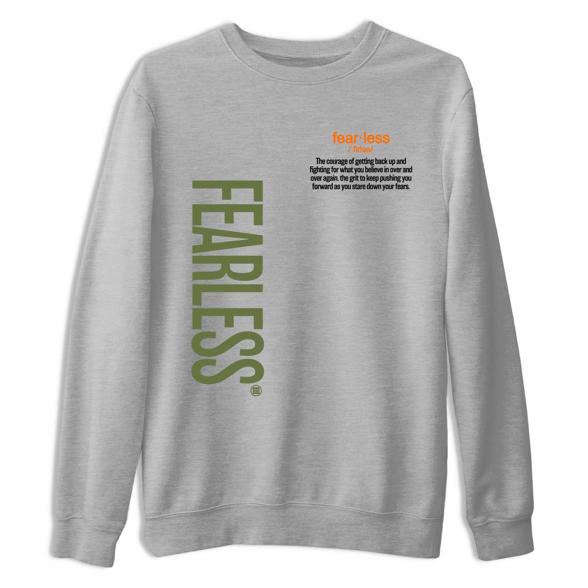 Sneaker match tees – Sneaker Tees To Match Undefeated inspired colorways Air Jordan 4 OG Olive Shoes – Fearless Definition Tee Heather Grey 2
