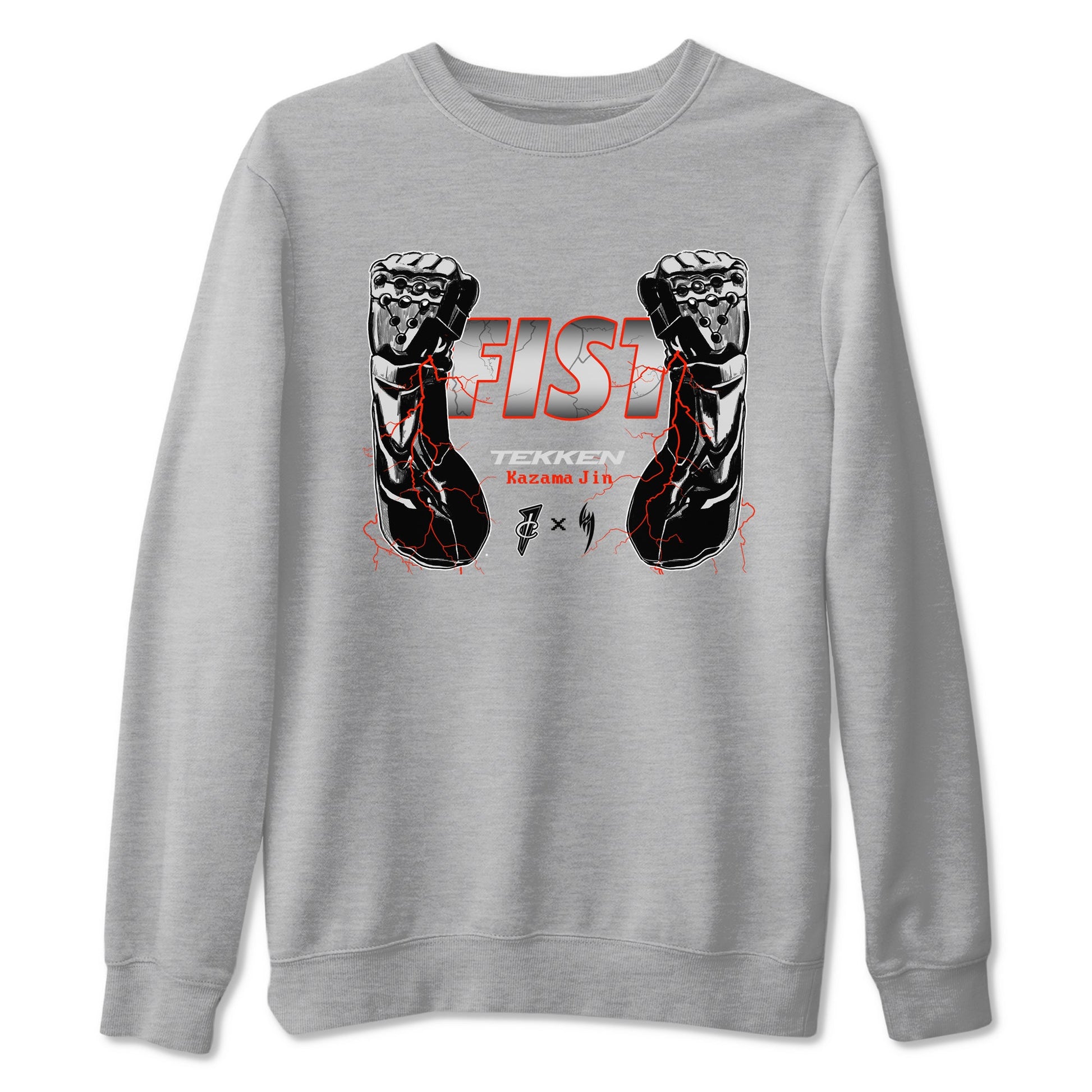 Foams One Jin shirts to match jordans Fist sneaker match tees Air Foamposite One Jin match shoes to clothes SNRT Sneaker Tees unisex cotton Heather Grey 2 shirts
