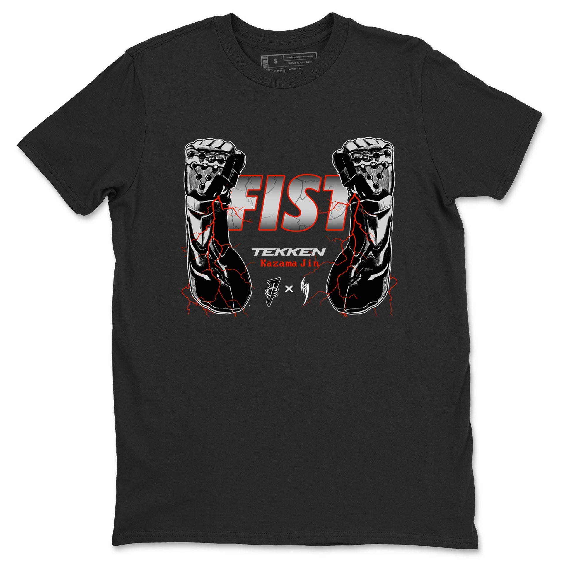 Foams One Jin shirts to match jordans Fist sneaker match tees Air Foamposite One Jin match shoes to clothes SNRT Sneaker Tees unisex cotton Black 2 shirts
