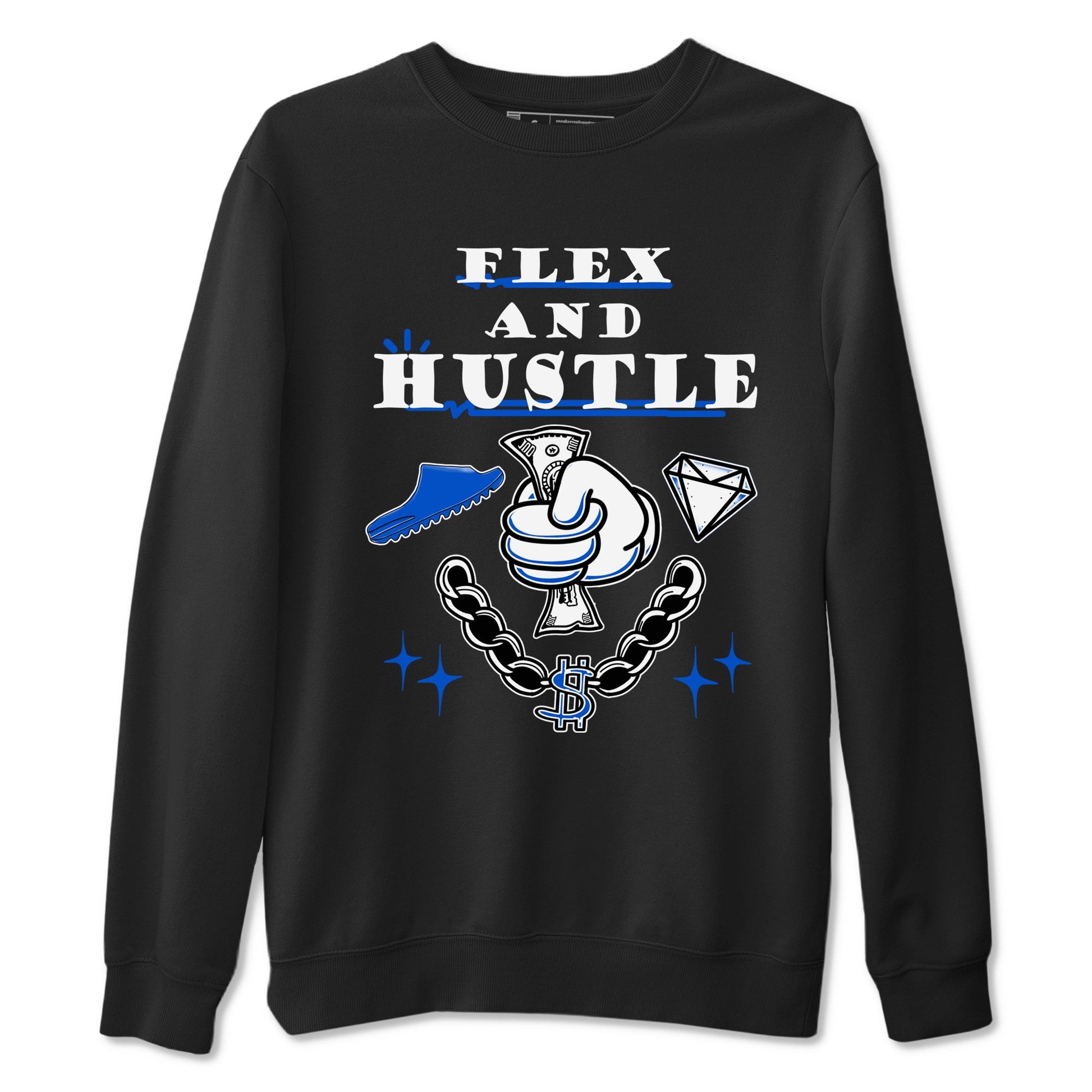 Yeezy Slide Azure shirts to match jordans Flex And Hustle sneaker match tees Yeezy Slide Azure SNRT Sneaker Tees streetwear brand Black 2 unisex cotton tee