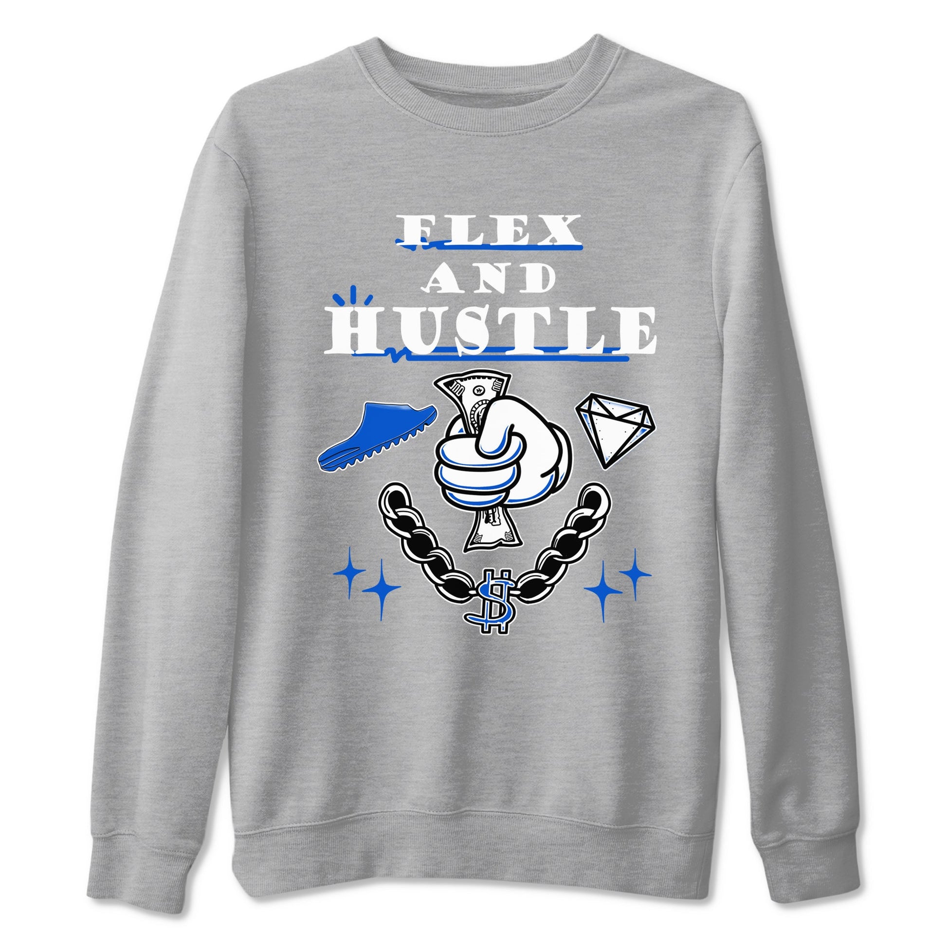 Yeezy Slide Azure shirts to match jordans Flex And Hustle sneaker match tees Yeezy Slide Azure SNRT Sneaker Tees streetwear brand Heather Grey 2 unisex cotton tee