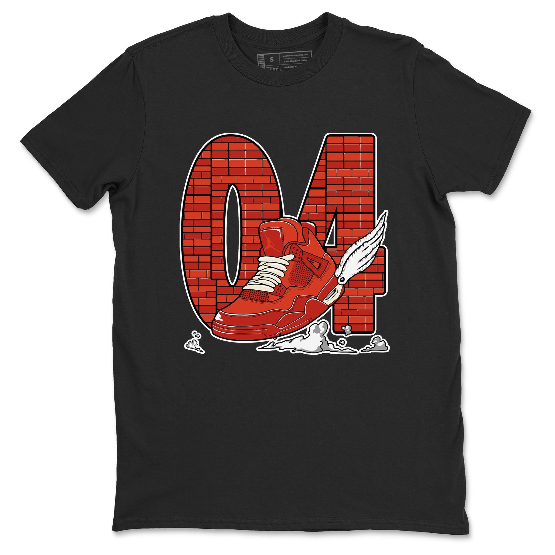Nigel Sylvester x Air Jordan 4 Brick by Brick shirts to match jordans Fly To The Clouds sneaker match tees Air Jordan 4 Brick By Brick match shoes to clothes SNRT Sneaker Tees unisex cotton Black 2 shirts