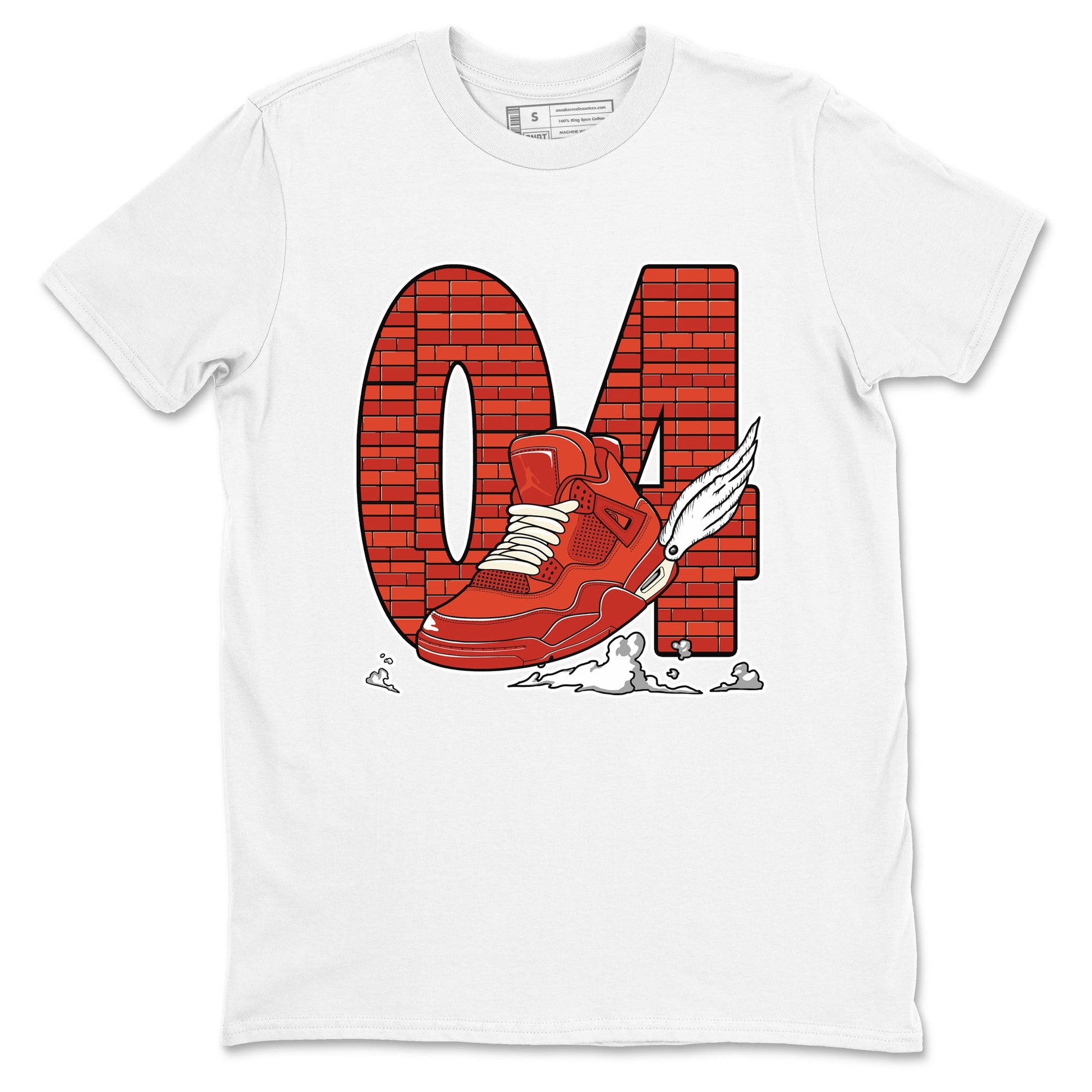 Nigel Sylvester x Air Jordan 4 Brick by Brick shirts to match jordans Fly To The Clouds sneaker match tees Air Jordan 4 Brick By Brick match shoes to clothes SNRT Sneaker Tees unisex cotton White 2 shirts