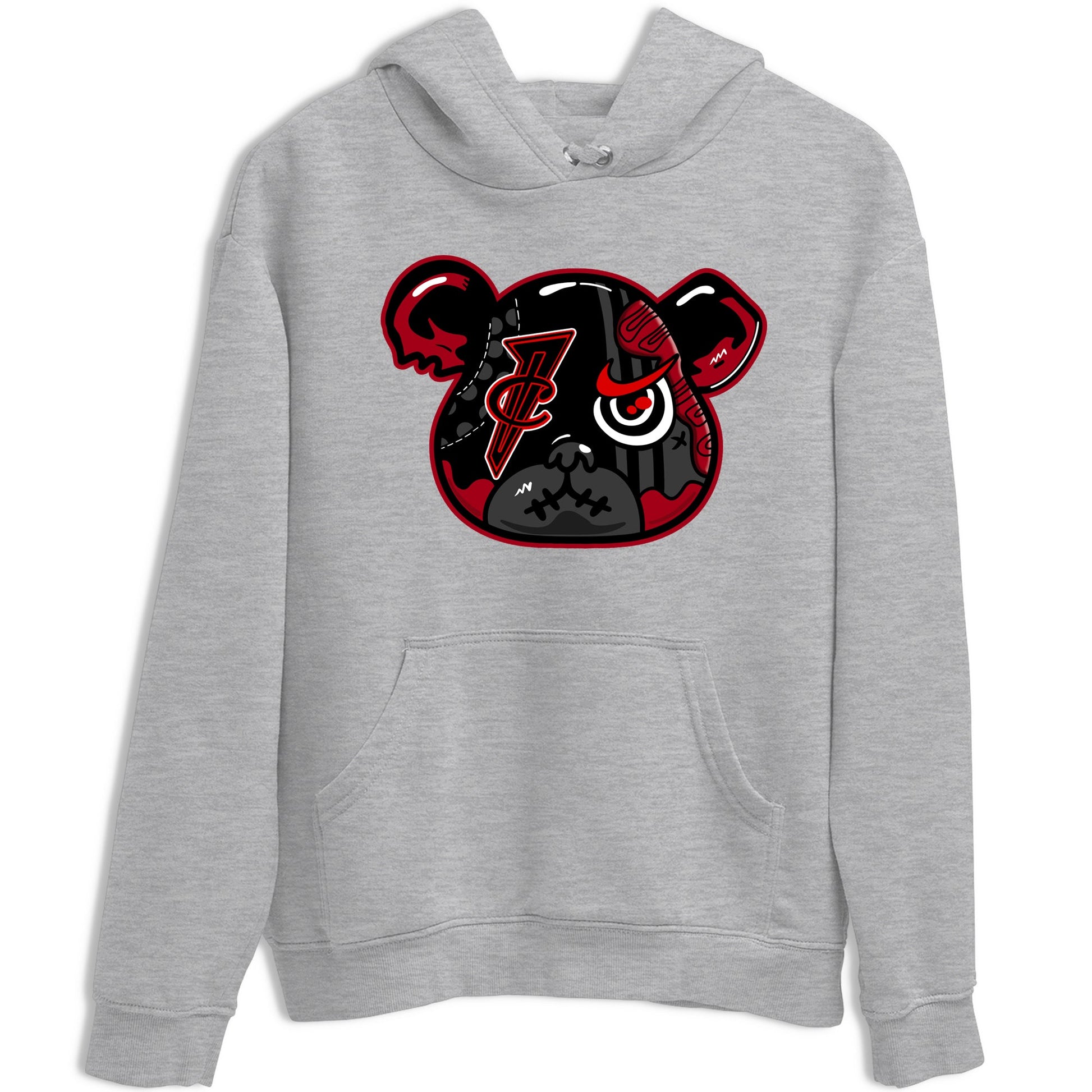 Sneaker match tees – Sneaker Tees To Match Air Foamposite Cough Drop Shoes – Foamposite Bear Tee Heather Grey 2