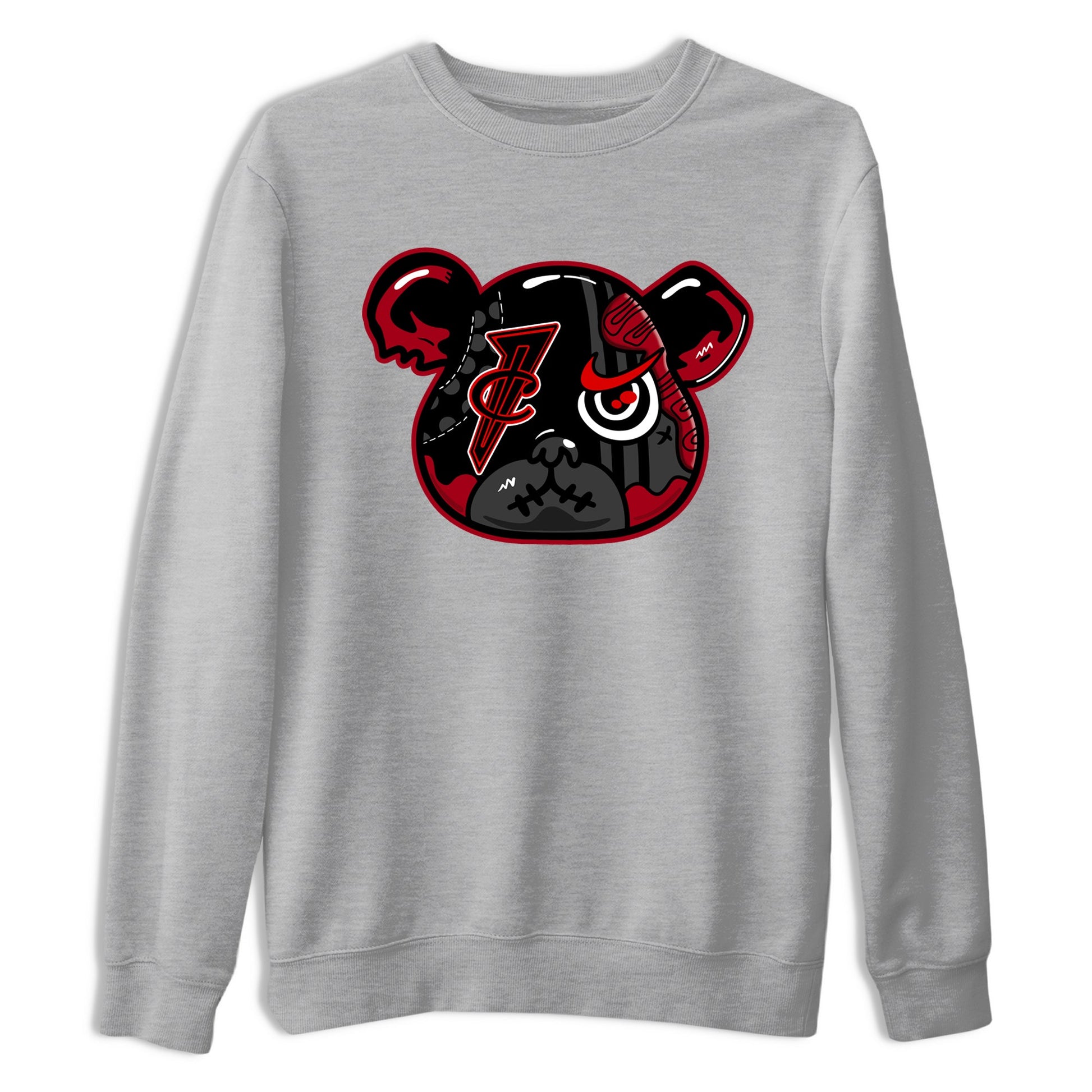 Sneaker match tees – Sneaker Tees To Match Air Foamposite Cough Drop Shoes – Foamposite Bear Tee Heather Grey 2