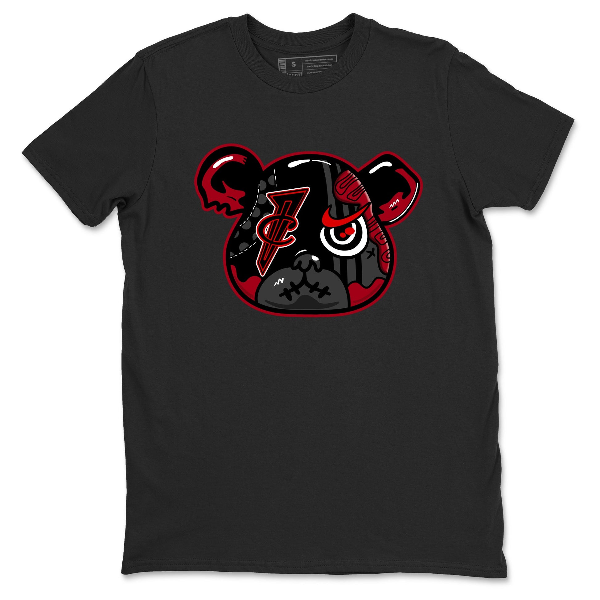 Sneaker match tees – Sneaker Tees To Match Air Foamposite Cough Drop Shoes – Foamposite Bear Tee Black 2