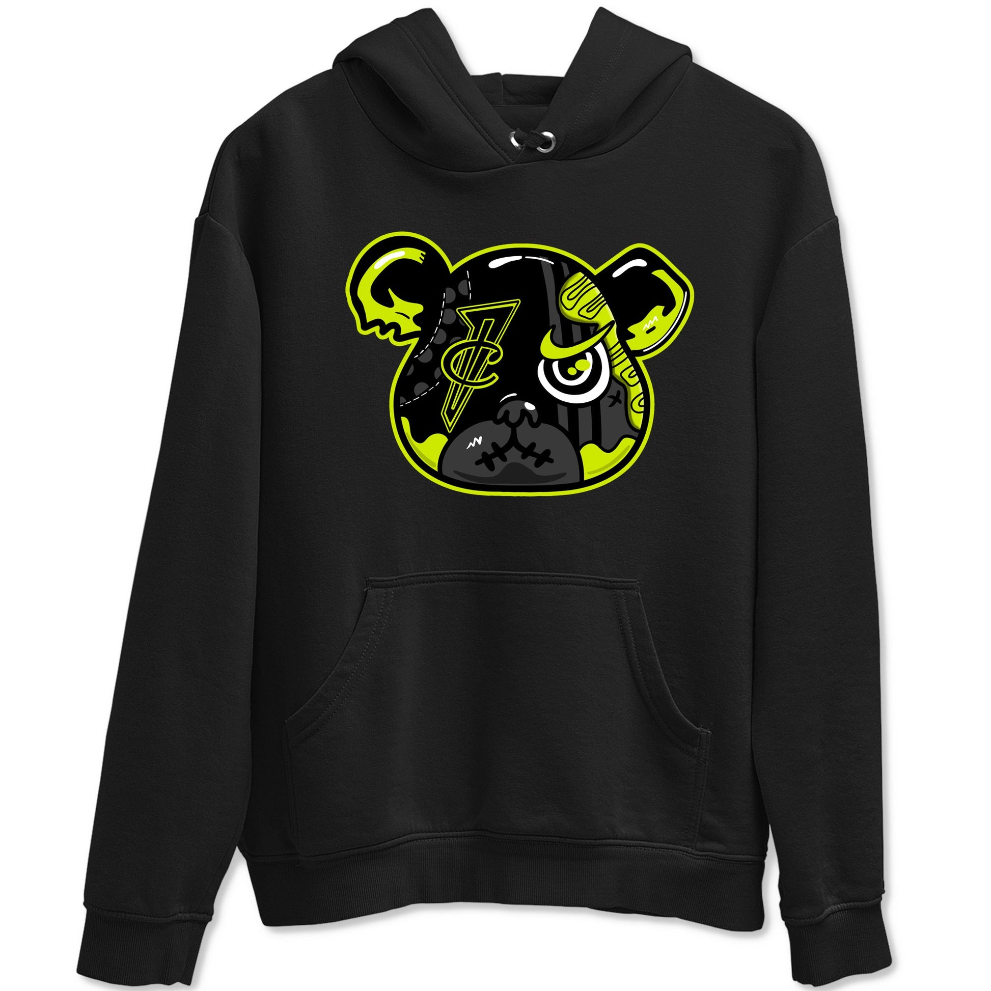 Foams One Black Volt shirts to match jordans Foamposite Bear sneaker match tees Air Foamposite One Black and Volt match shoes to clothes SNRT Sneaker Tees unisex cotton Black 2 shirts