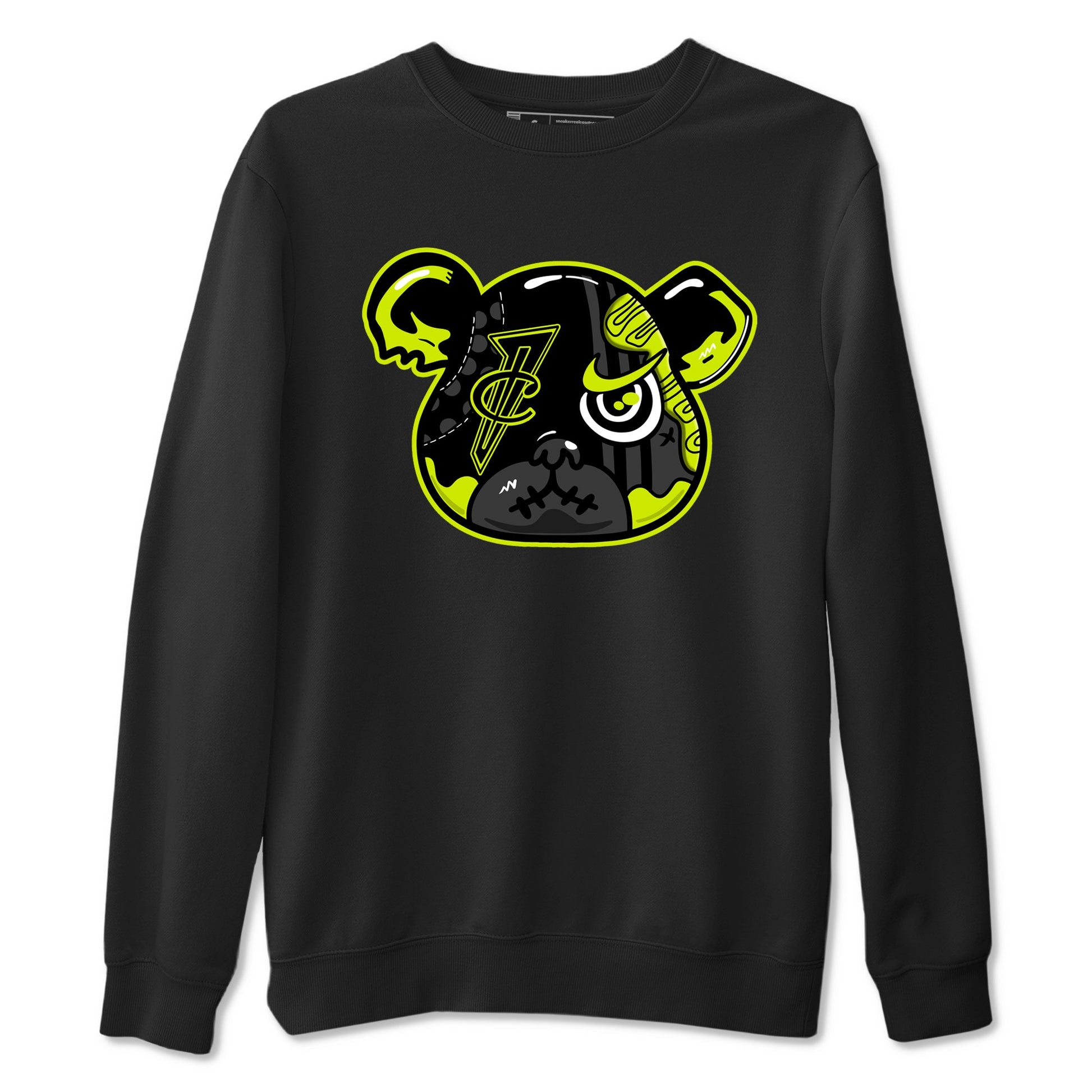 Foams One Black Volt shirts to match jordans Foamposite Bear sneaker match tees Air Foamposite One Black and Volt match shoes to clothes SNRT Sneaker Tees unisex cotton Black 2 shirts
