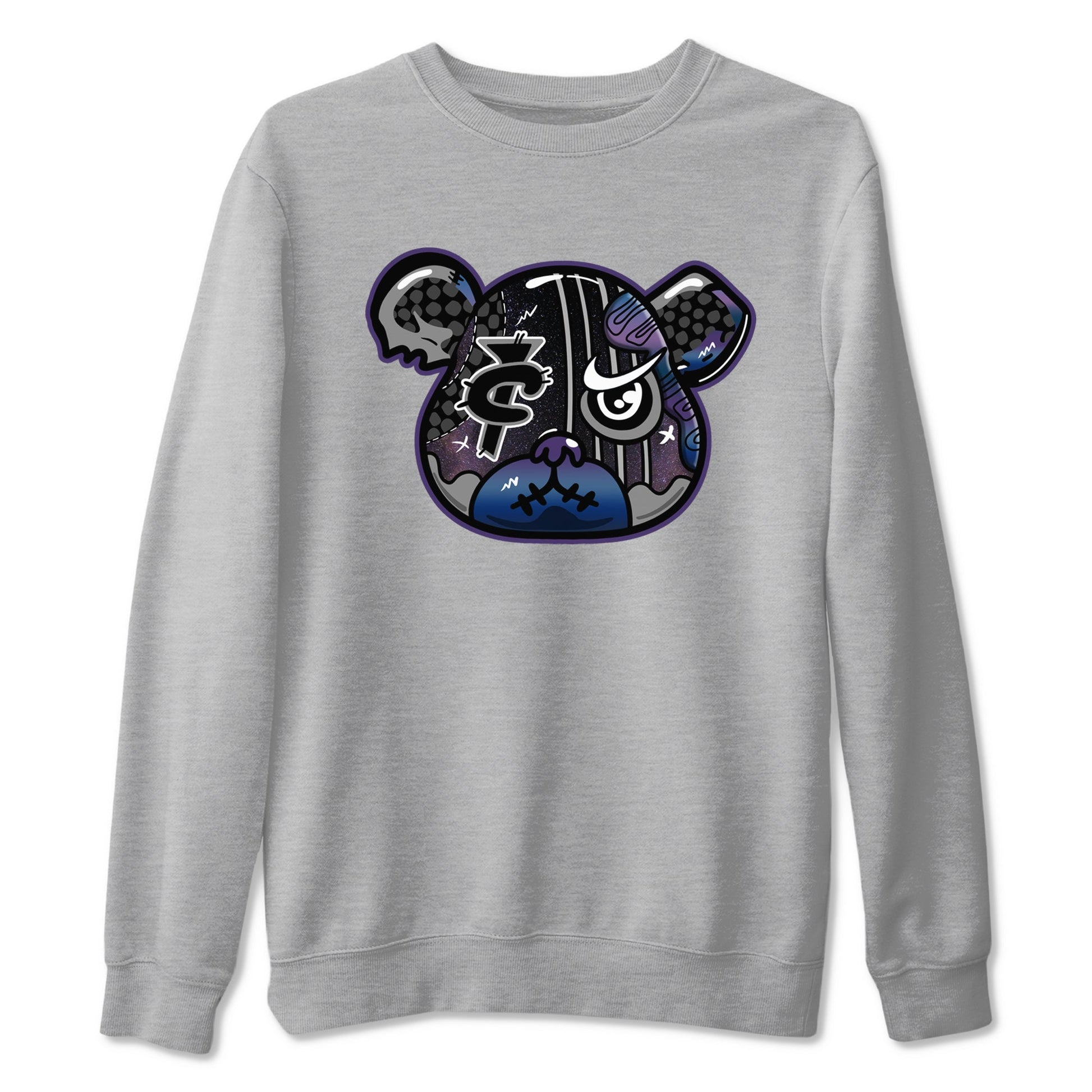 Air Foamposite One Galaxy Shirts To Match Jordans Foamposite Bear Sneaker Shirts Air Foamposite 1 Galaxy SNRT Sneaker Release Tees Unisex Cotton Crew Neck Heather Grey 2 crew neck shirts