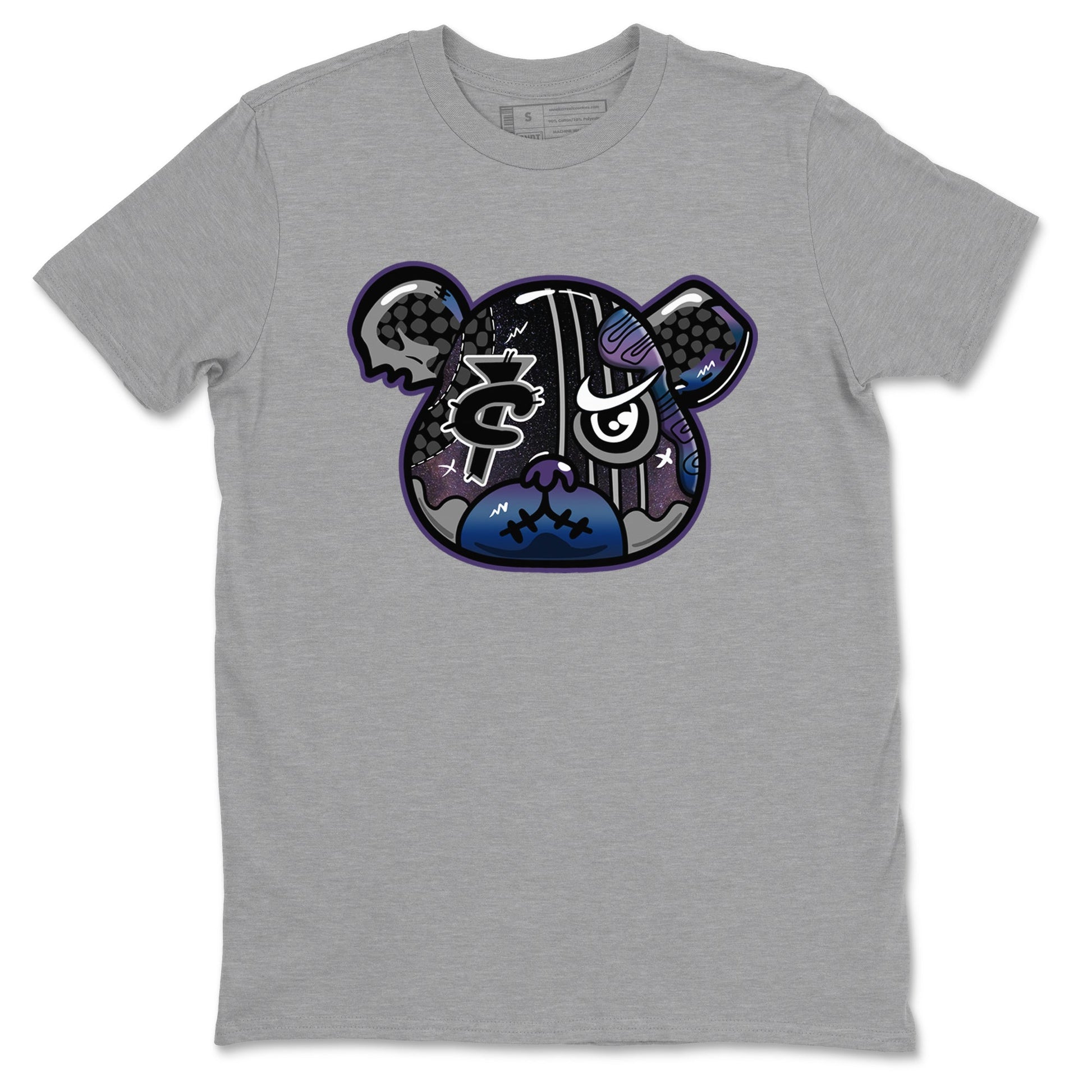 Air Foamposite One Galaxy Shirts To Match Jordans Foamposite Bear Sneaker Shirts Air Foamposite 1 Galaxy SNRT Sneaker Release Tees Unisex Cotton Crew Neck Heather Grey 2 crew neck shirts
