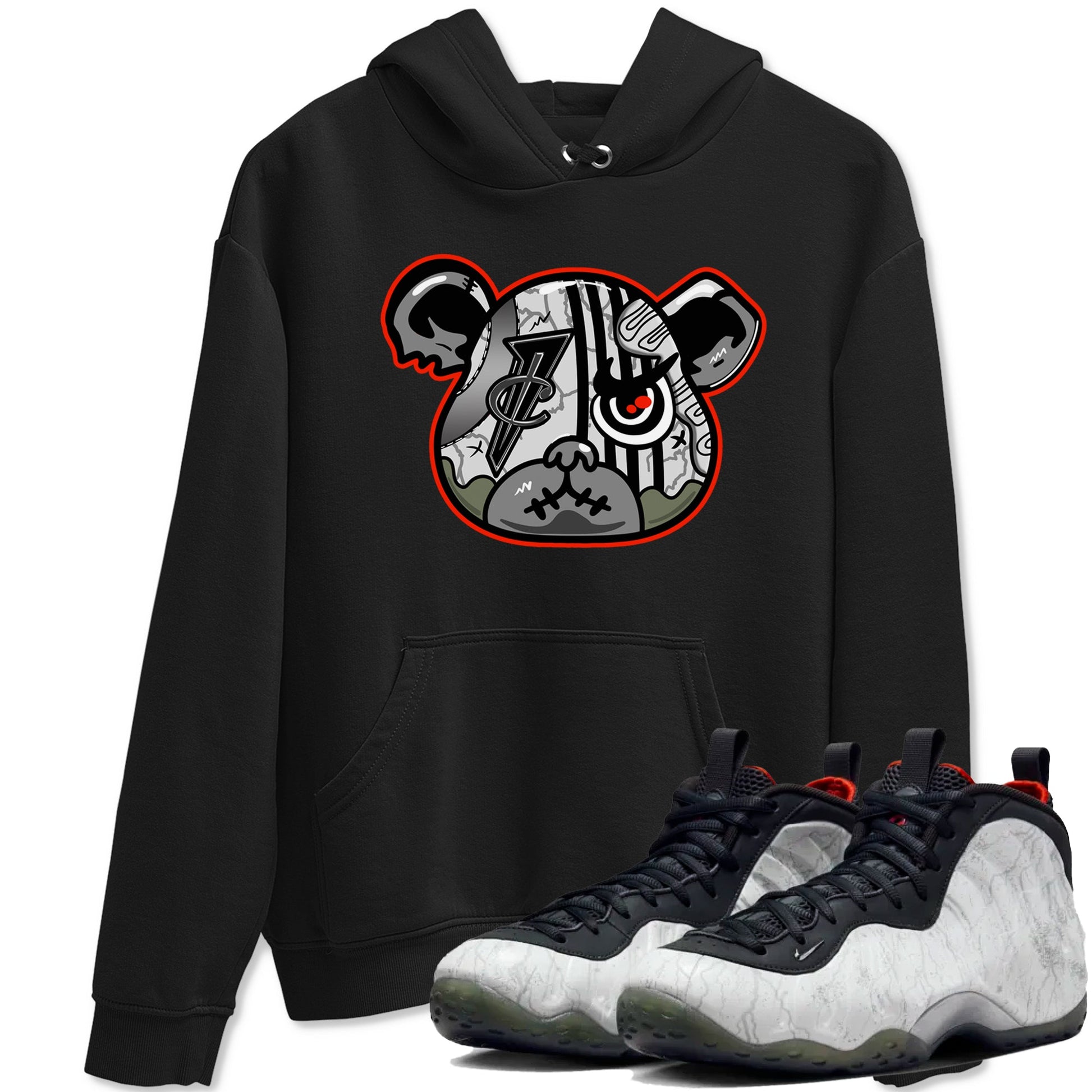 Foams One Jin shirts to match jordans Foamposite Bear sneaker match tees Air Foamposite One Jin match shoes to clothes SNRT Sneaker Tees unisex cotton Black 1 shirts
