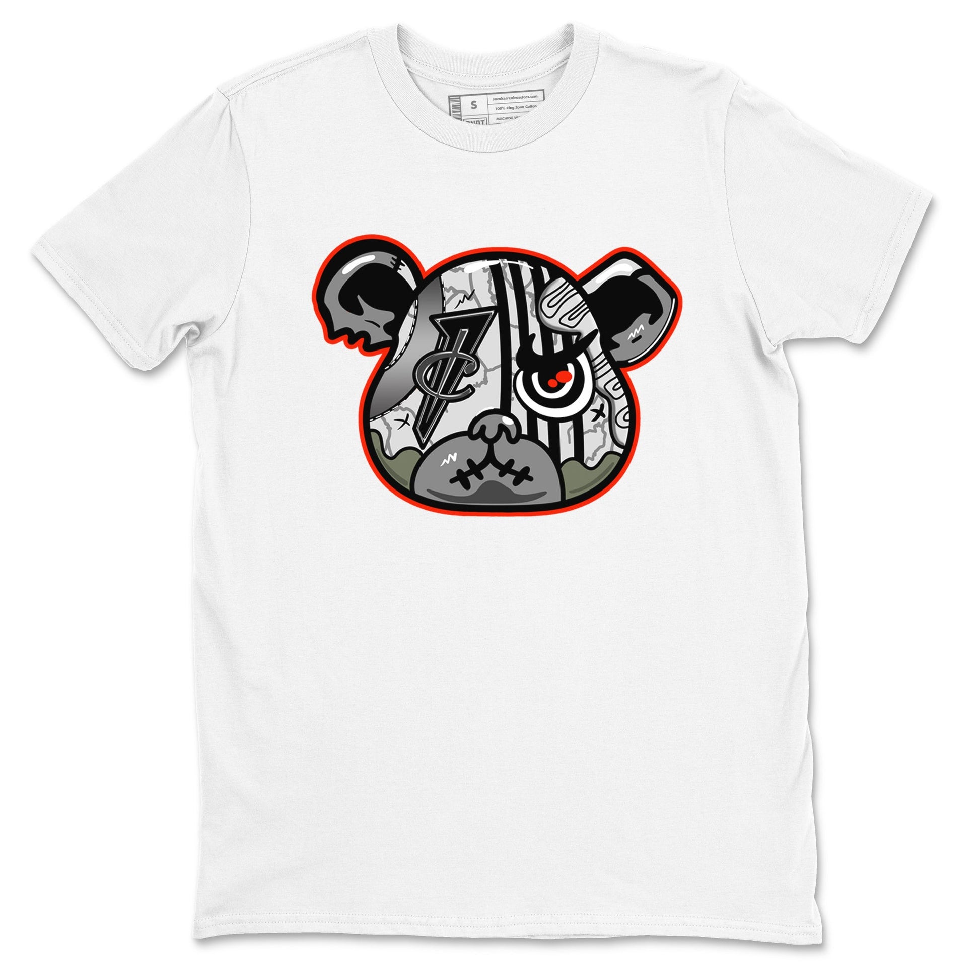 Foams One Jin shirts to match jordans Foamposite Bear sneaker match tees Air Foamposite One Jin match shoes to clothes SNRT Sneaker Tees unisex cotton White 2 shirts