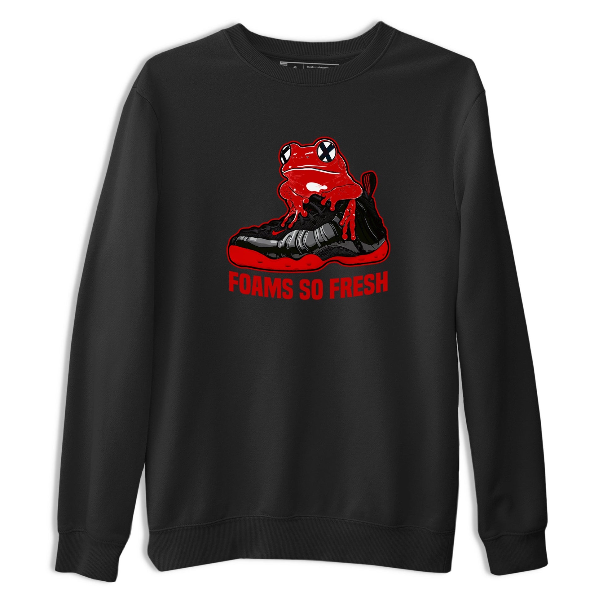 Foams So Fresh sneaker match t-shirt styled to complete your fit with the Air Foamposite Cough Drop sneakers, shown in Black 2.