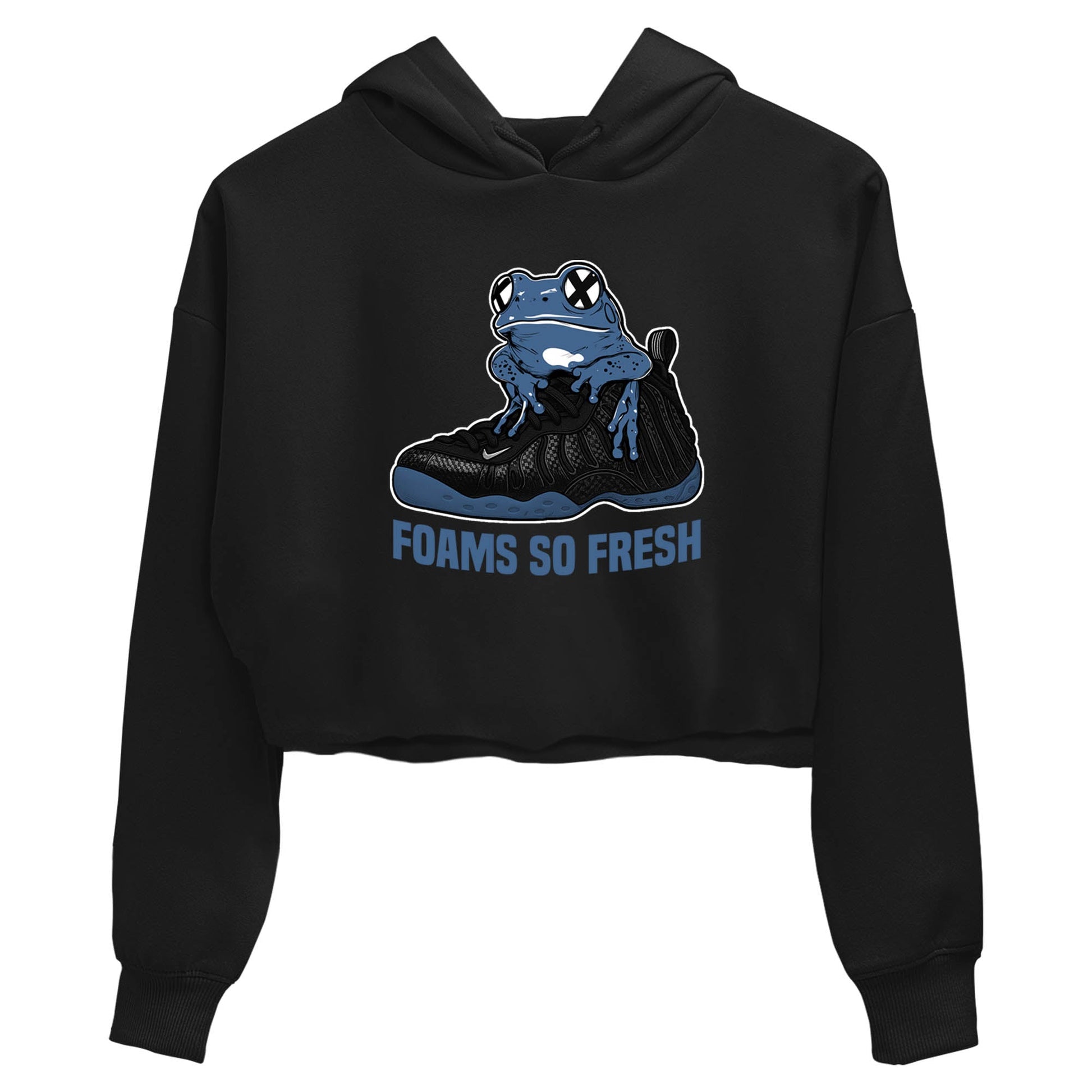 Sneaker Threads – Sneaker Tees To Match Air Foamposite One Carbon Fiber – Foams So Fresh Crop Tee Black 2. Perfect for Jordan releases 2025 colorways.