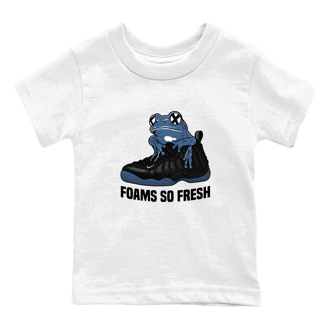Sneaker Threads – Sneaker Tees To Match Air Foamposite One Carbon Fiber – Foams So Fresh Youth Graphic Tee White 2. Perfect for Jordan releases 2025 colorways.
