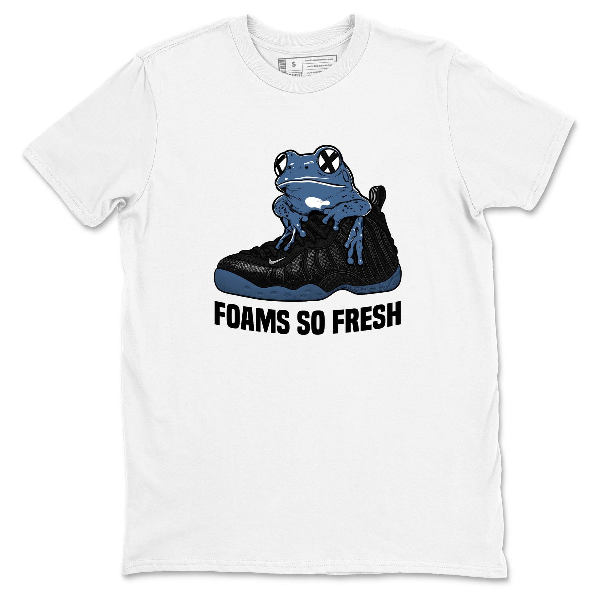 Sneaker Threads – Sneaker Tees To Match Air Foamposite One Carbon Fiber – Foams So Fresh Graphic Tee White 2. Perfect for Jordan releases 2025 colorways.