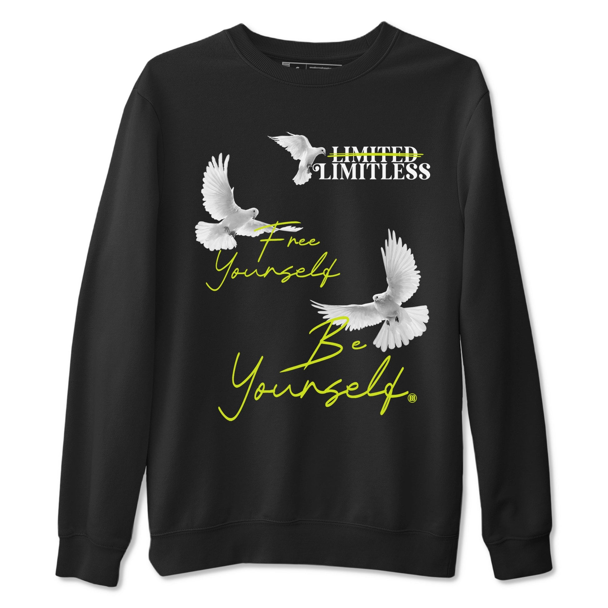 Foams One Black Volt shirts to match jordans Free Yourself Be Yourself sneaker match tees Air Foamposite One Black Volt match shoes to clothes SNRT Sneaker Tees unisex cotton Black 2 shirts