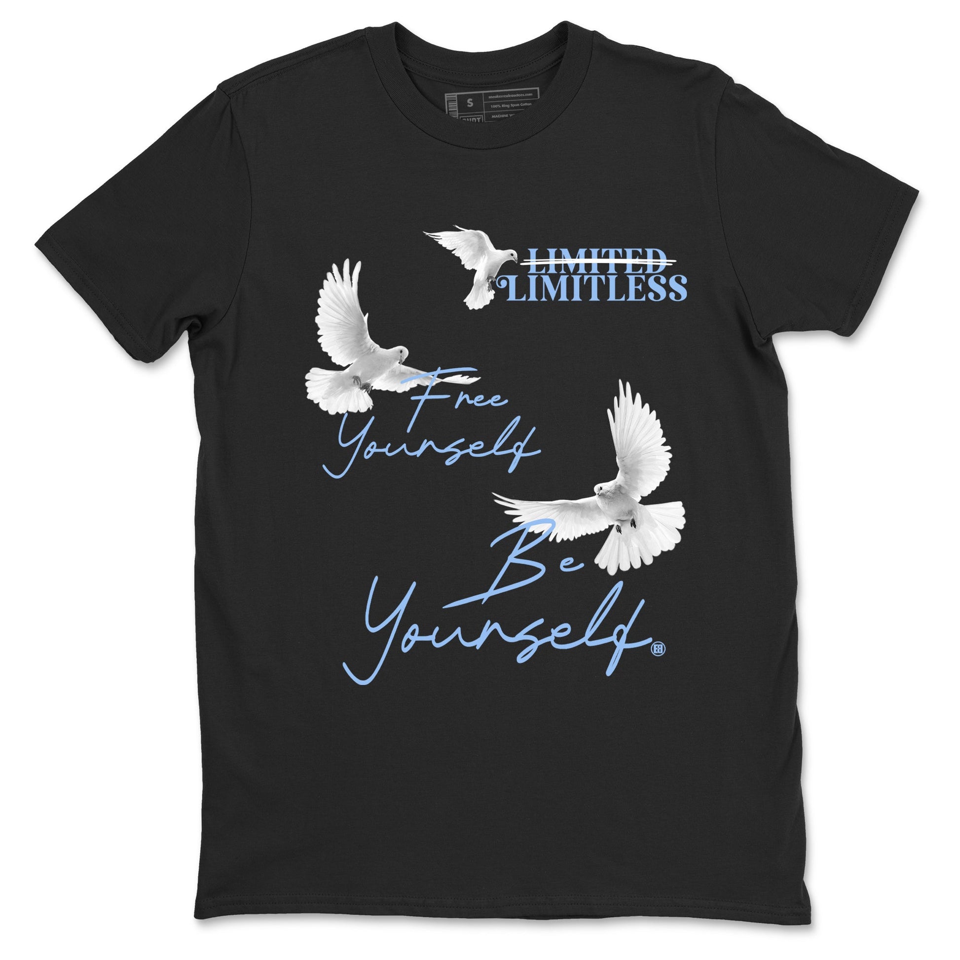 4s Forget Me Not shirts to match jordans Free Yourself Be Yourself graphic tees Air Jordan 4 Forget Me Not match shoes to clothes SNRT Sneaker Tees unisex cotton Black 2 shirts