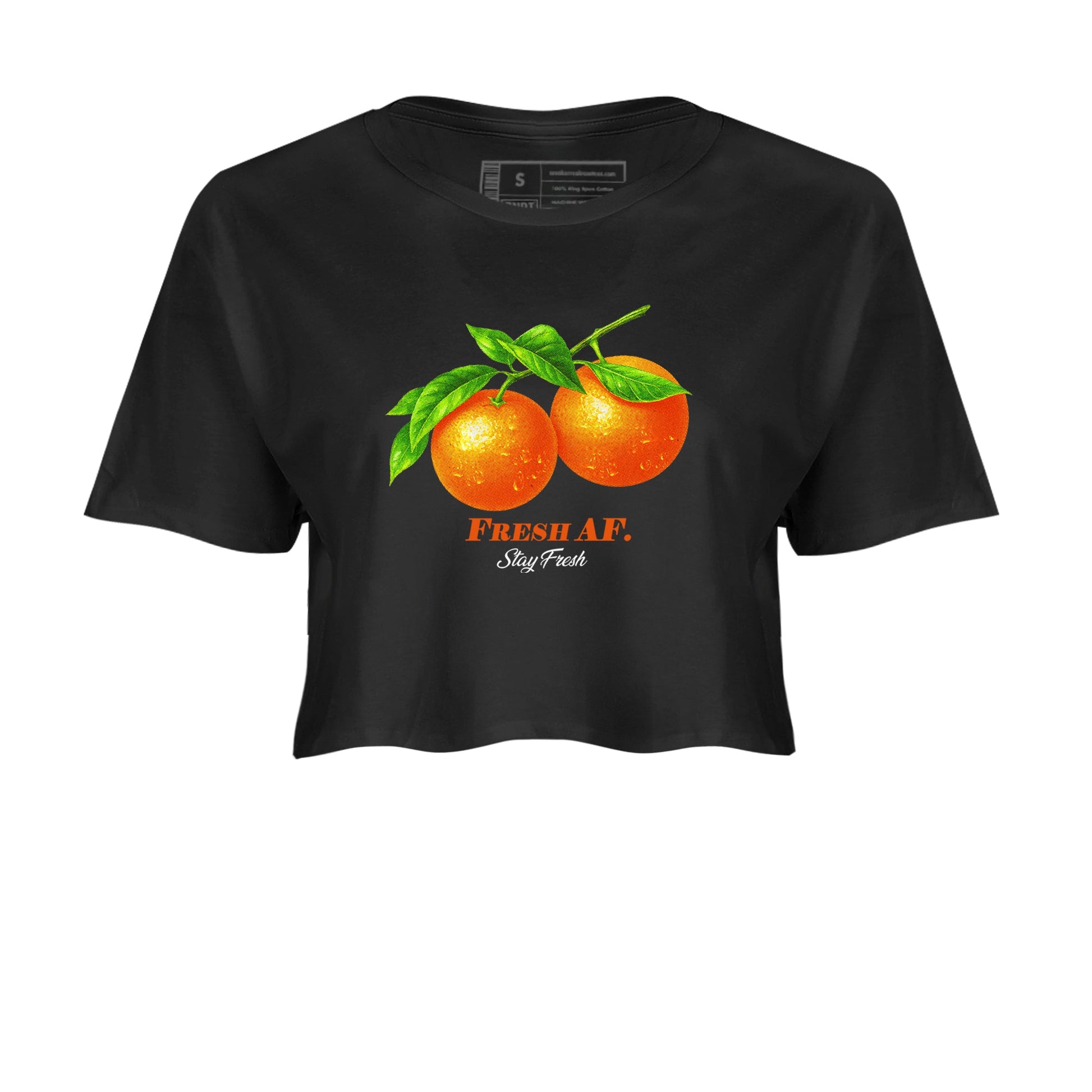 Sneaker match tees – Sneaker Tees To Match Air Jordan 1 Shattered Backboard Shoes – Fresh Orange Crop T-Shirt Black 2