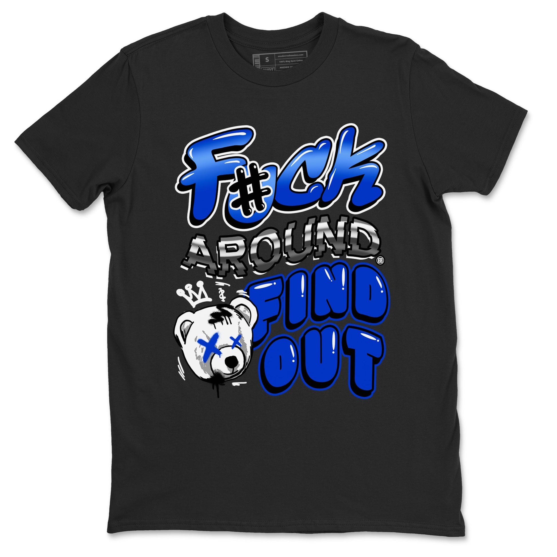 AJ12 Blueberry Blue shirts to match jordans Fuck Around And Find Out sneaker match tees Air Jordan 12 Blueberry SNRT Sneaker Release Tees unisex cotton Black 2 crew neck shirts