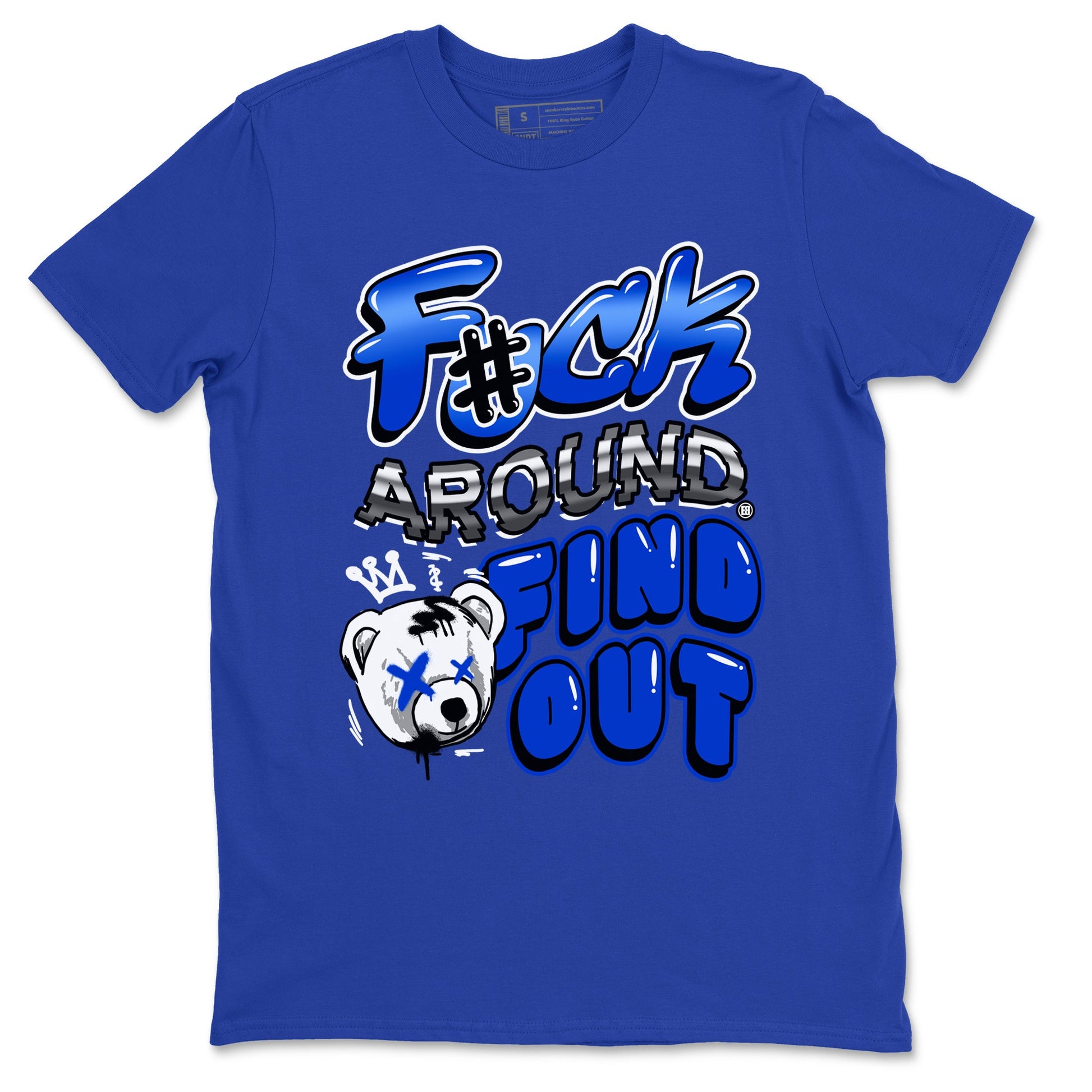 AJ12 Blueberry Blue shirts to match jordans Fuck Around And Find Out sneaker match tees Air Jordan 12 Blueberry SNRT Sneaker Release Tees unisex cotton Royal Blue 2 crew neck shirts