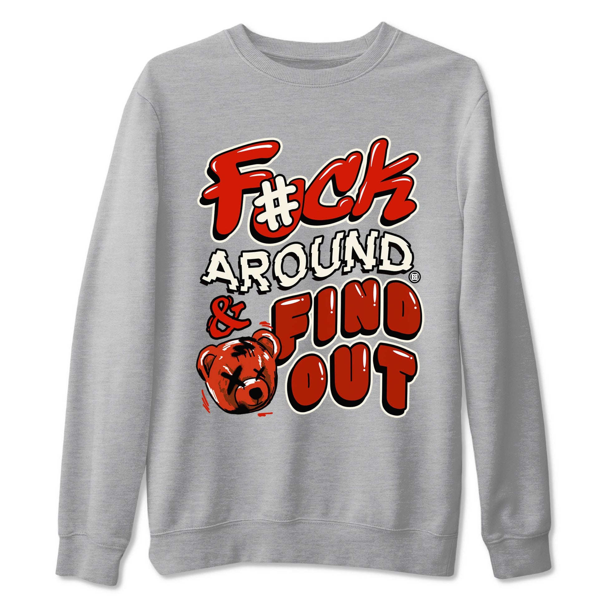 4s Brick By Brick best t shirts to wear with jordans Fuck Around And Find Out sneaker match tees Nigel Sylvester x Air Jordan 4 Brick by Brick match shoes to clothes SNRT Sneaker Tees unisex cotton Heather Grey 2 shirts