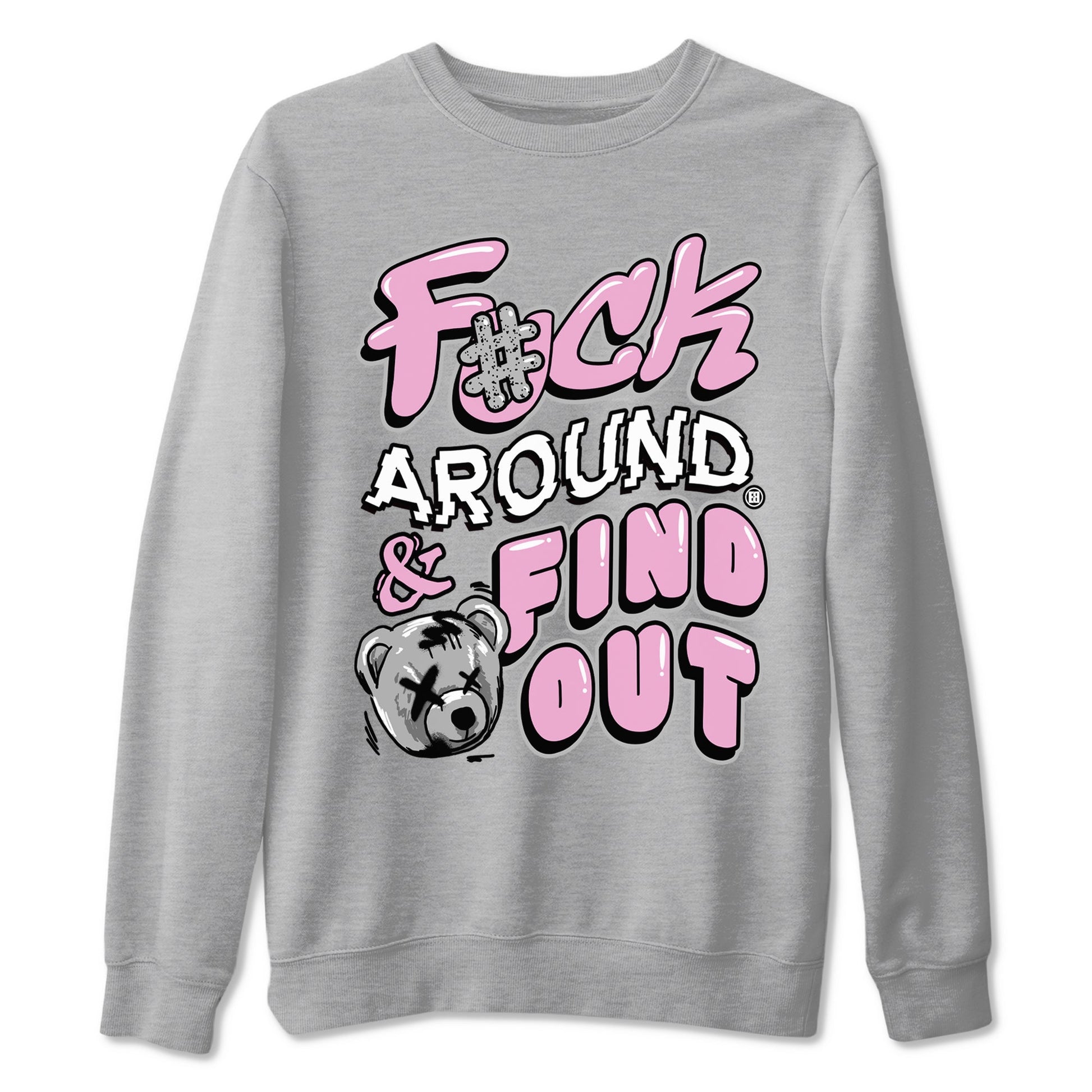 4s Retro Orchid shirts to match jordans Fuck Around And Find Out sneaker match tees Air Jordan 4 WMNS Orchid match shoes to clothes SNRT Sneaker Tees unisex cotton Heather Grey 2 shirts