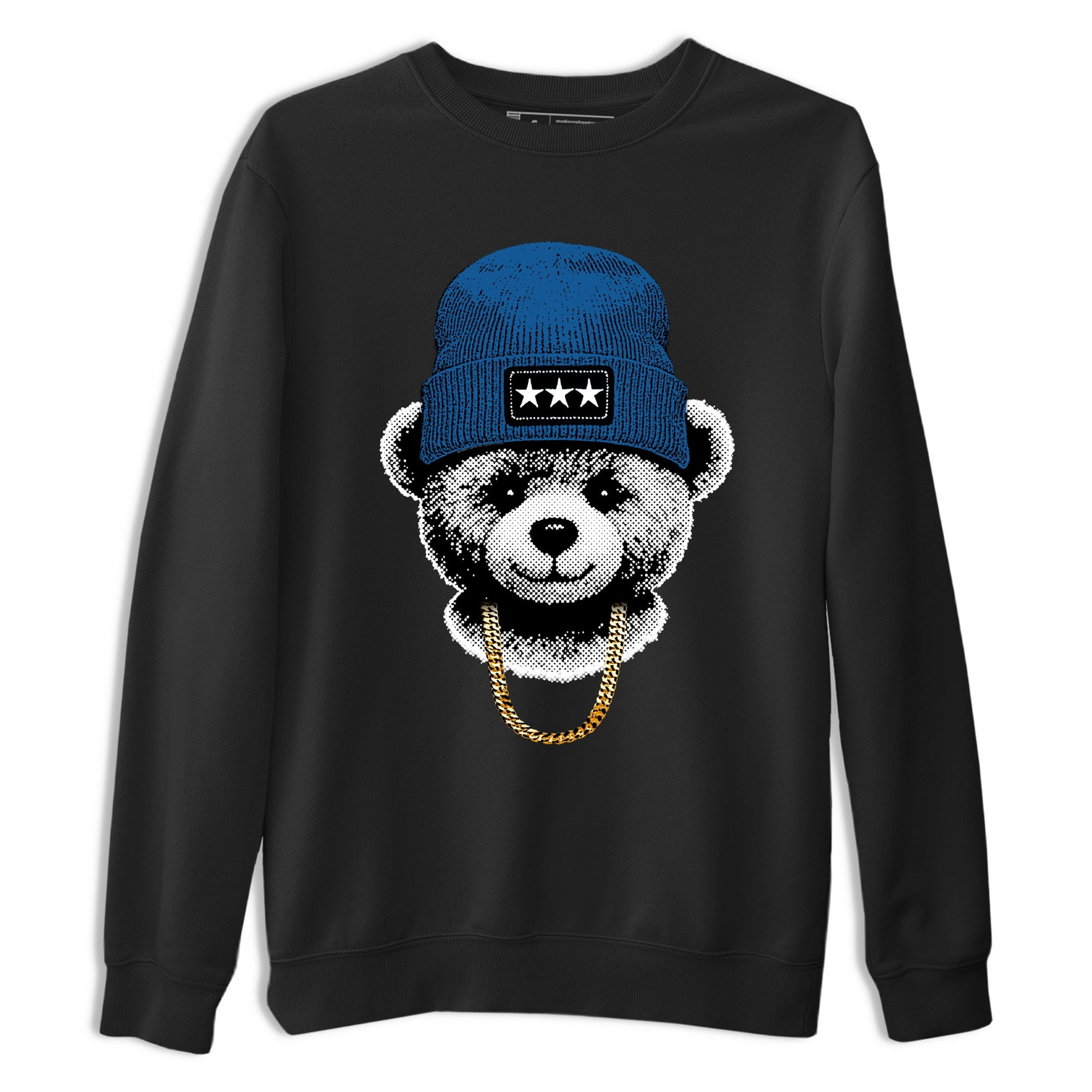 Sneaker tee, Streetwear Brand – Shirts To Match Air Jordan 1 Travis Scott x Fragment Sneakers – Gangster Teddy Graphic Tee Black 2