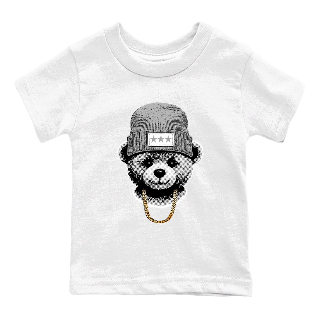 Sneaker tee, Streetwear Brand – Shirts To Match Air Jordan 11 Grand Finale Sneakers – Gangster Teddy Kids, Baby Graphic T-Shirt White 2