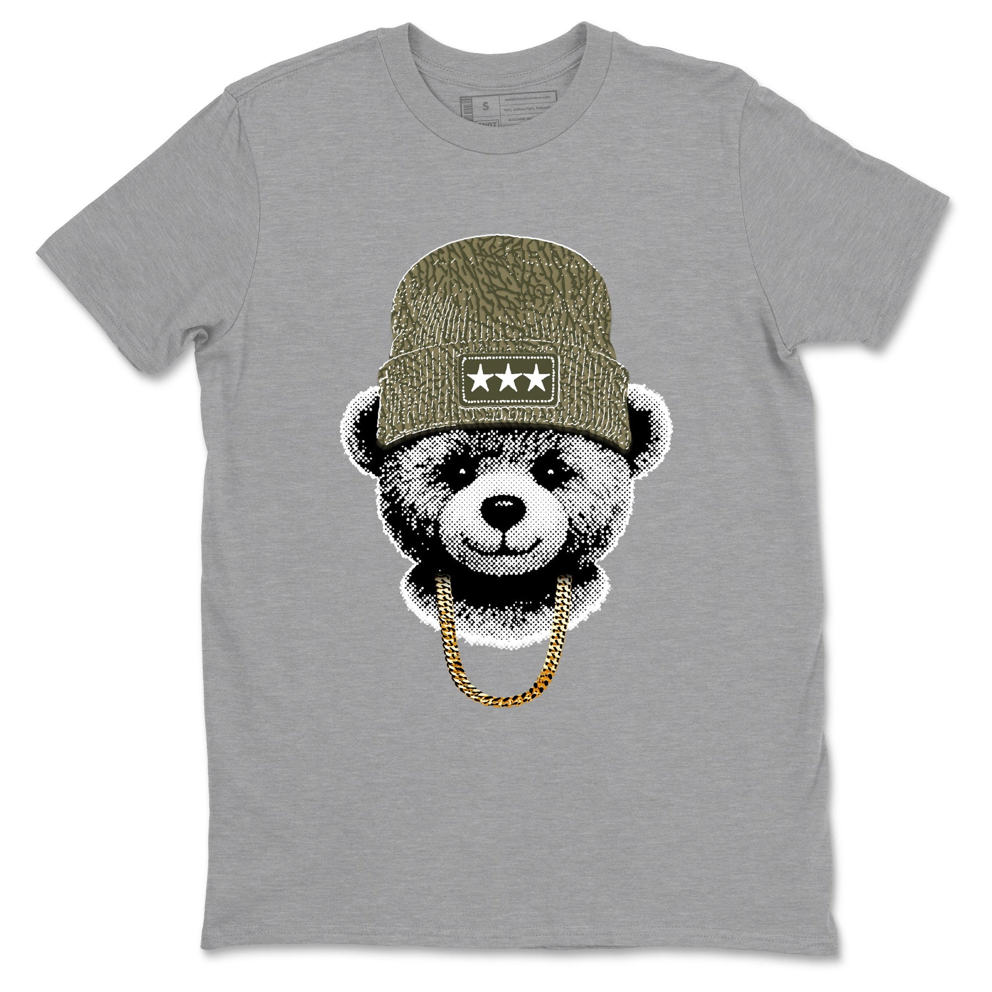 Sneaker Threads – Sneaker Threads To Match Air Jordan 3 Family Affair Shoes – Gangster Teddy Tee Heather Grey 2