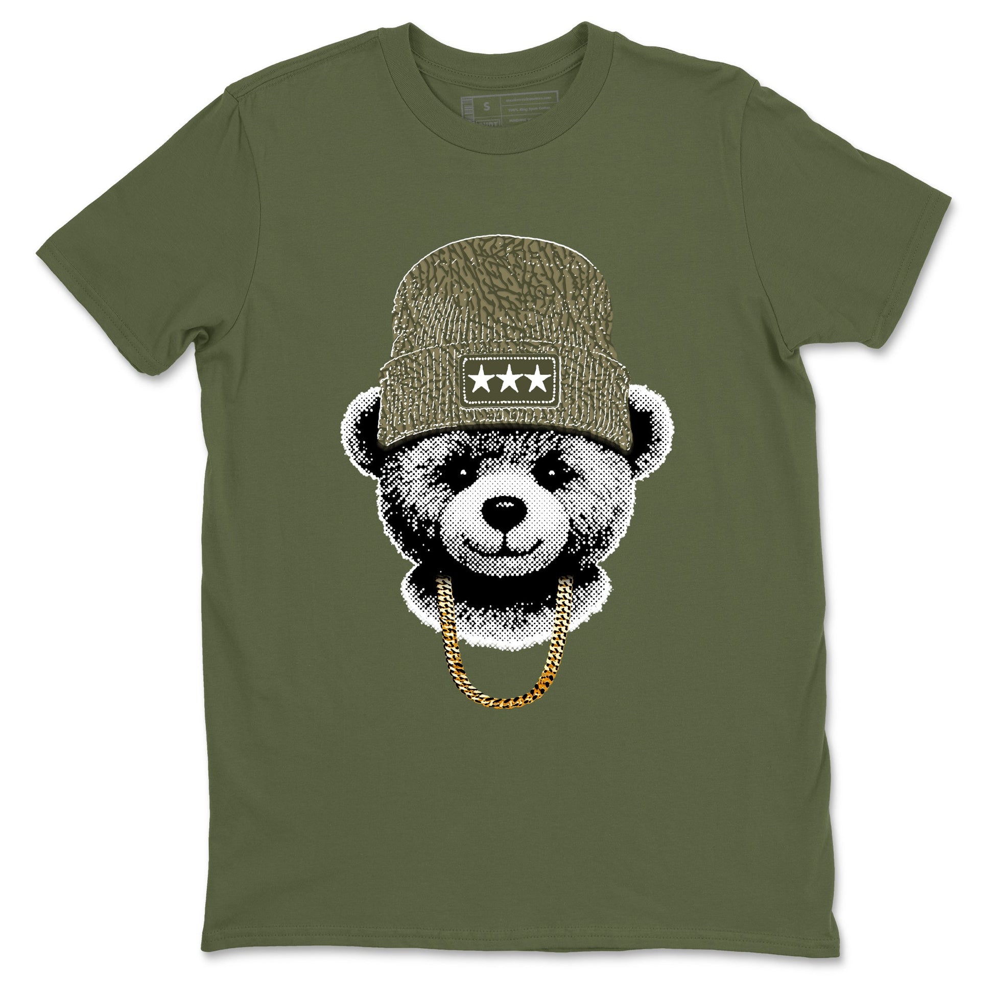 Sneaker Threads – Sneaker Threads To Match Air Jordan 3 Family Affair Shoes – Gangster Teddy Tee Military Green 2