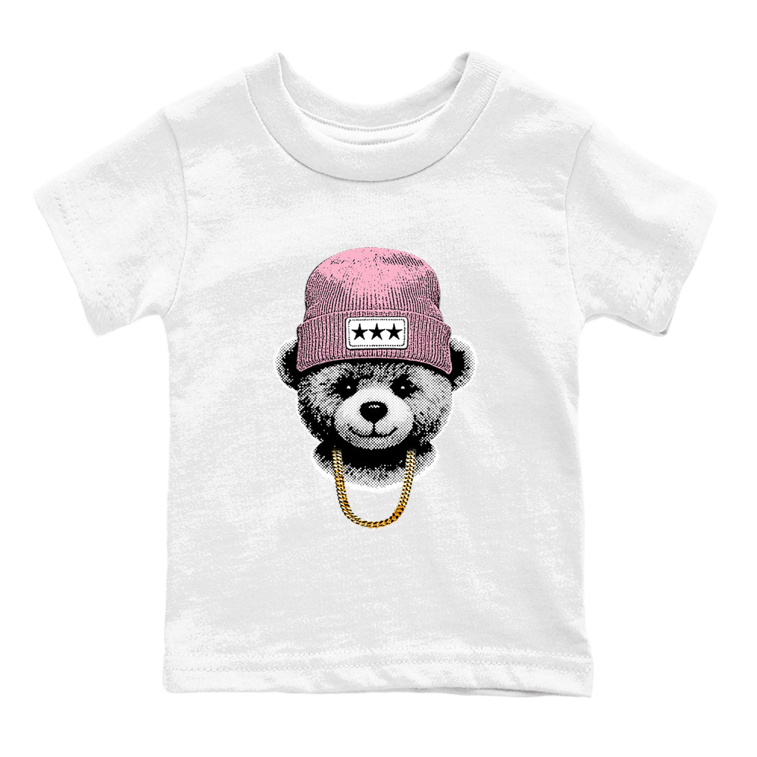 Sneaker tee, Streetwear Brand – Shirts To Match Air Jordan 5 35th Anniversary Sneakers – Gangster Teddy Kids, Baby Graphic T-Shirt White 2