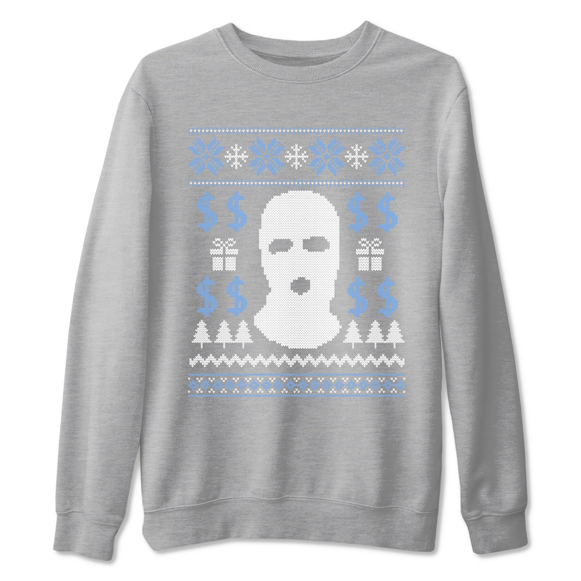11s Legend Blue shirts to match jordans Christmas Gangster Ugly Sweater sneaker match tees Air Jordan 11 Retro Legend Blue match shoes to clothes SNRT Sneaker Tees unisex cotton Heather Grey 2 shirts