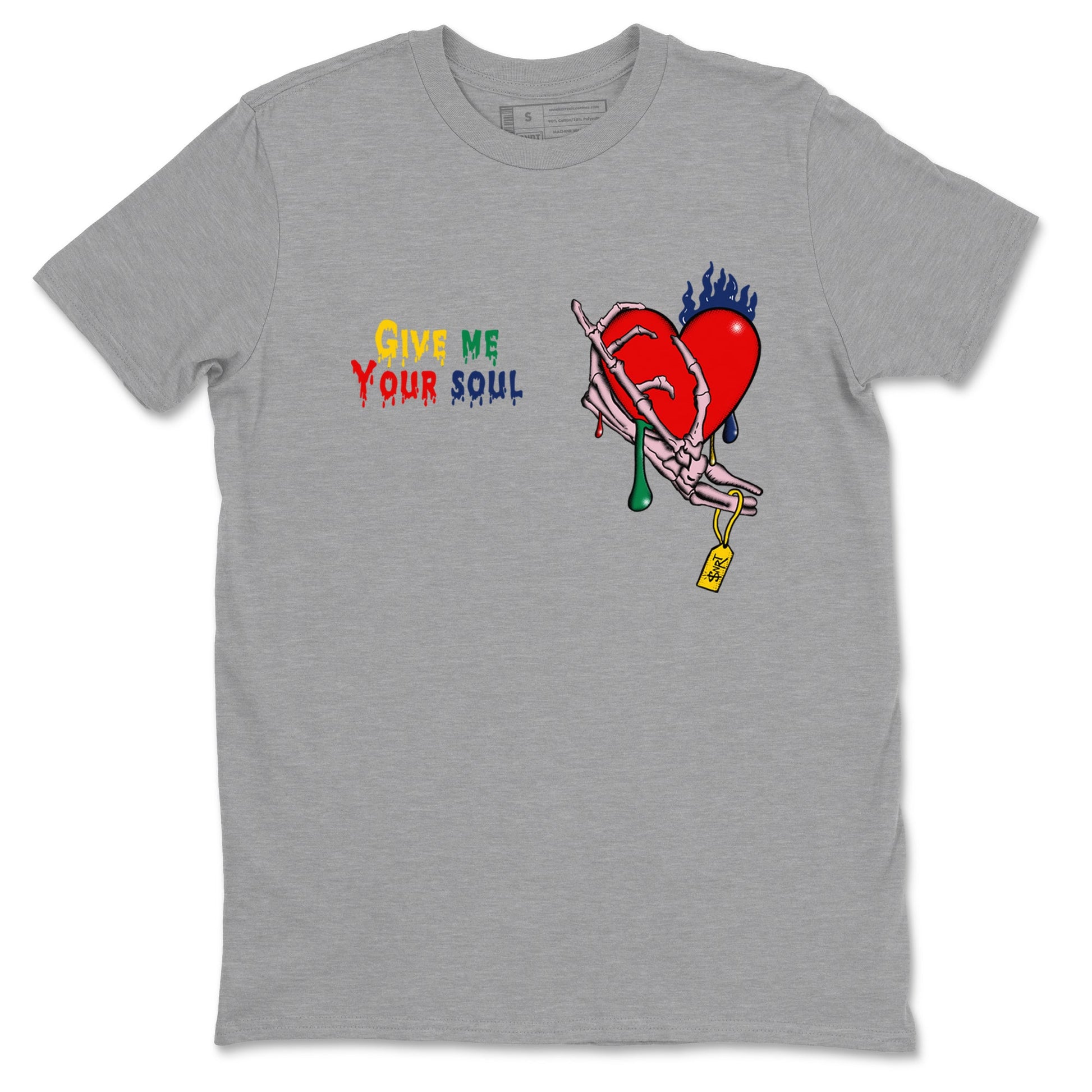 AF 3 Nigo shirtsto match jordans Give Me Your Soul sneaker match tees Air Force 3 Low x Nigo Blue Void and Tour Yellow match shoes to clothes SNRT Sneaker Tees unisex cotton Heather Grey 2 shirts