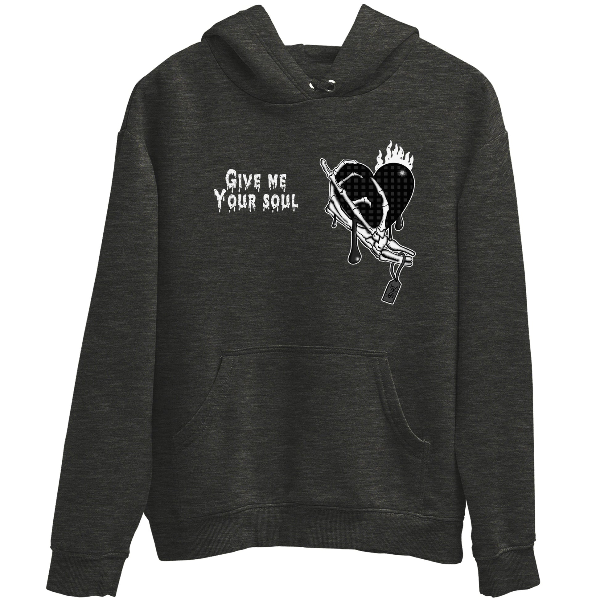 4s Fear shirts to match jordans Give Me Your Soul sneaker match tees Air Jordan 4 Retro Fear match shoes to clothes SNRT Sneaker Tees unisex cotton Charcoal Heather 2 shirts