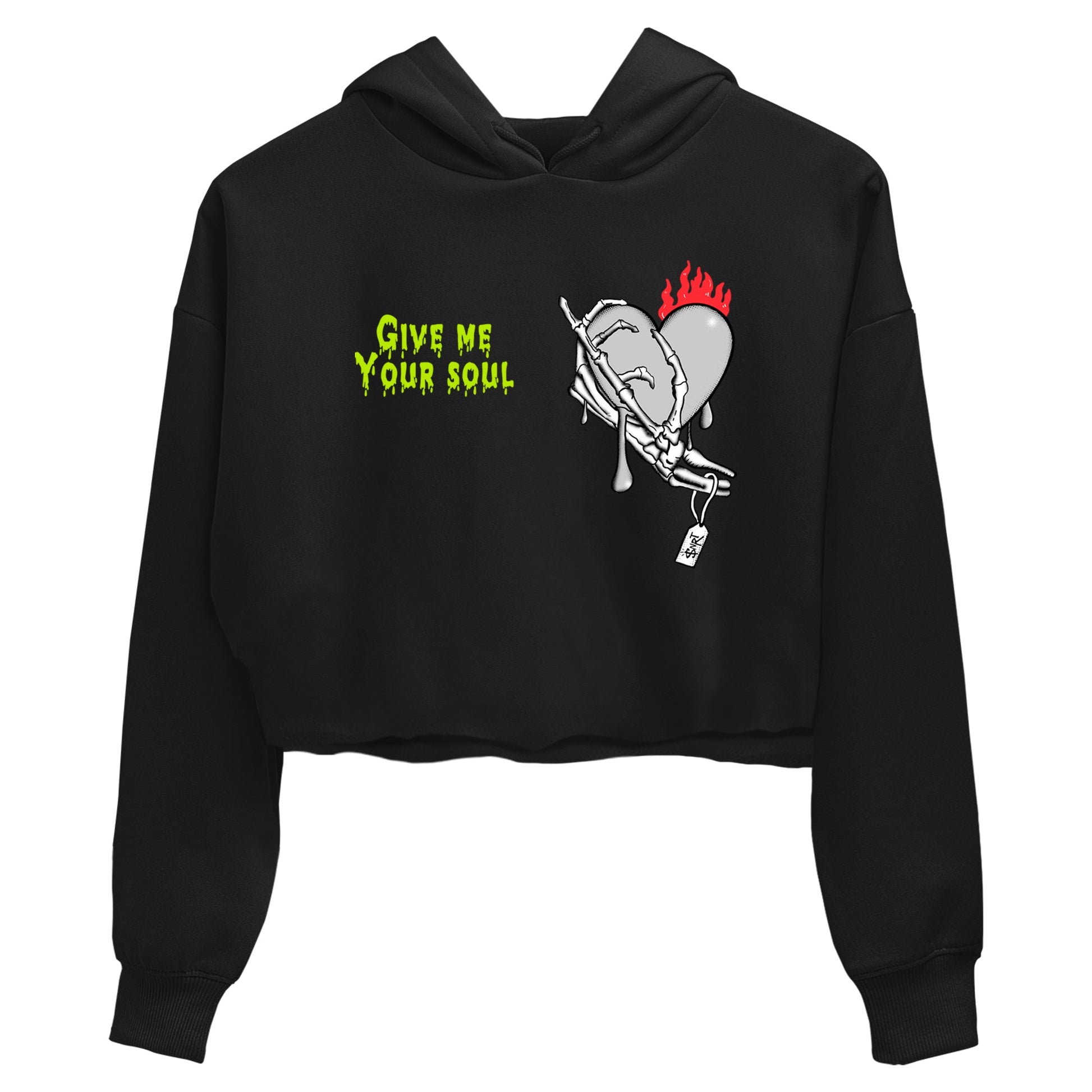 Sneaker Threads – Sneaker Tees To Match Air Max 90 Spruce Aura and Ghost Green – Give Me Your Soul Crop Tee Black 2. Perfect for Jordan releases 2025 colorways.