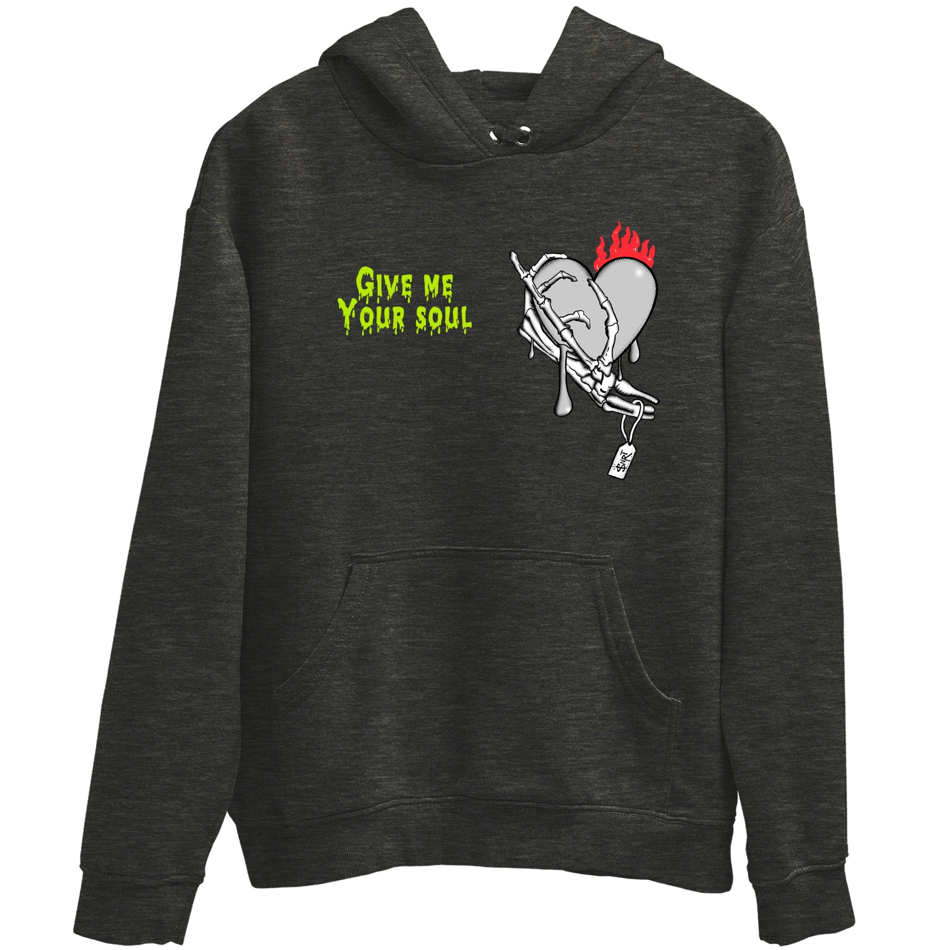 Sneaker Threads – Sneaker Tees To Match Air Max 90 Spruce Aura and Ghost Green – Give Me Your Soul Graphic Tee Charcoal Heather 2. Perfect for Jordan releases 2025 colorways.
