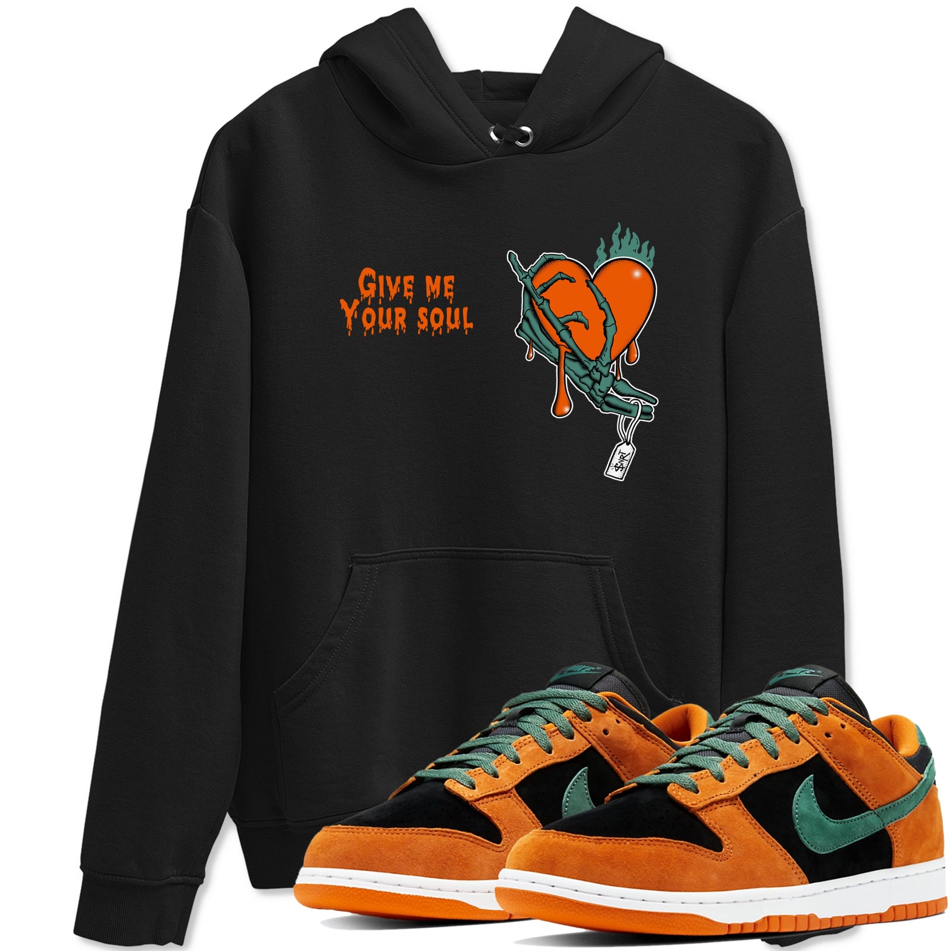 Dunk Low Ceramic shirts to match jordans Give Me Your Soul unique Halloween sneaker tee Dunk Ceramic match shoes to clothes SNRT Sneaker Tees unisex cotton Black 1 shirts
