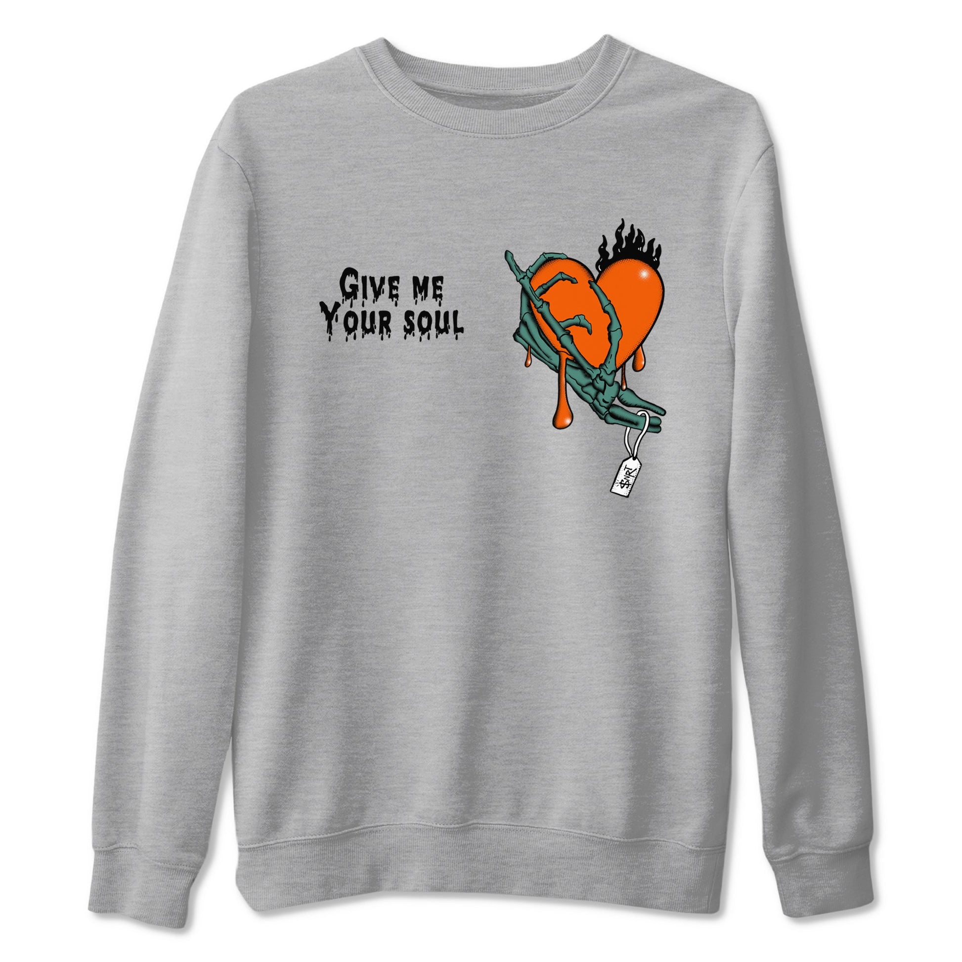 Dunk Low Ceramic shirts to match jordans Give Me Your Soul unique Halloween sneaker tee Dunk Ceramic match shoes to clothes SNRT Sneaker Tees unisex cotton Heather Grey 2 shirts
