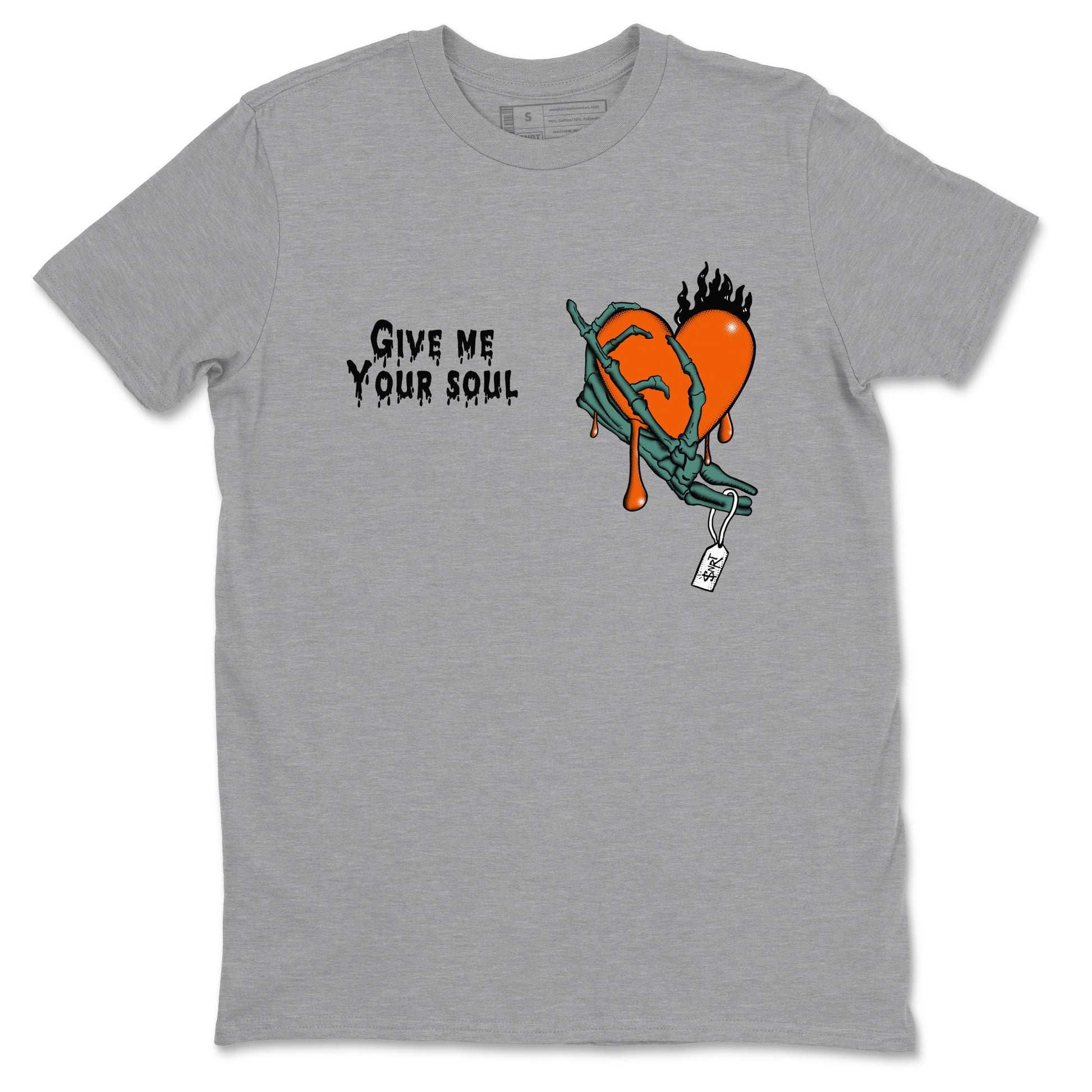 Dunk Low Ceramic shirts to match jordans Give Me Your Soul unique Halloween sneaker tee Dunk Ceramic match shoes to clothes SNRT Sneaker Tees unisex cotton Heather Grey 2 shirts