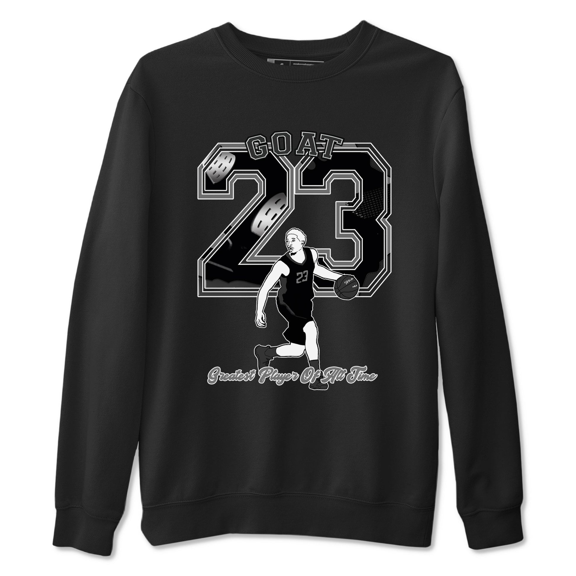 4s Black Cat shirts to match jordans Goat Player sneaker match tees Air Jordan 4 Black Cat match shoes to clothes SNRT Sneaker Tees unisex cotton Black 2 shirts