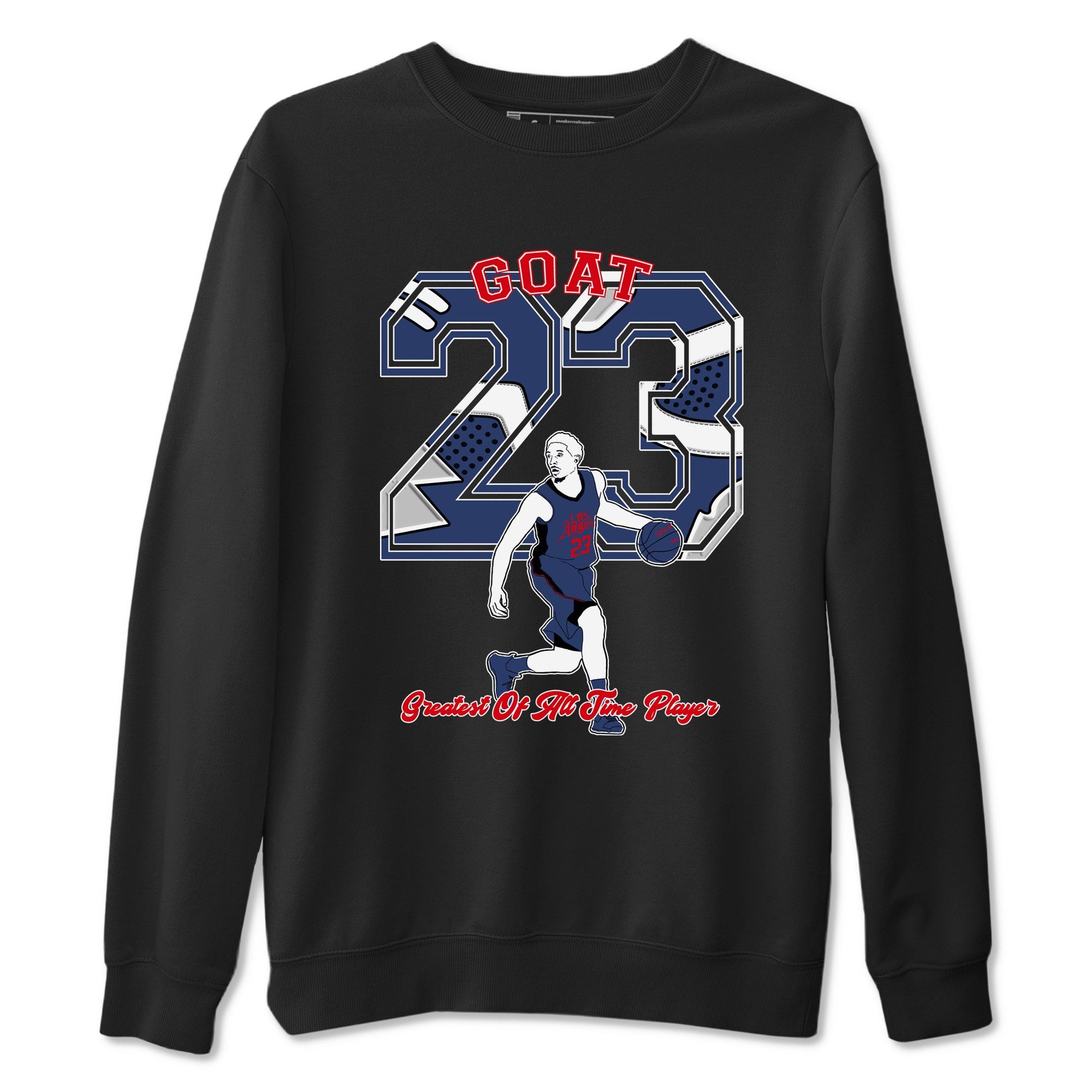 AJ6 White And Midnight Navy shirt to match jordans Goat Player sneaker tees Air Jordan 6 Olympic SNRT Sneaker Release Tees unisex cotton Black 2 crew neck shirt