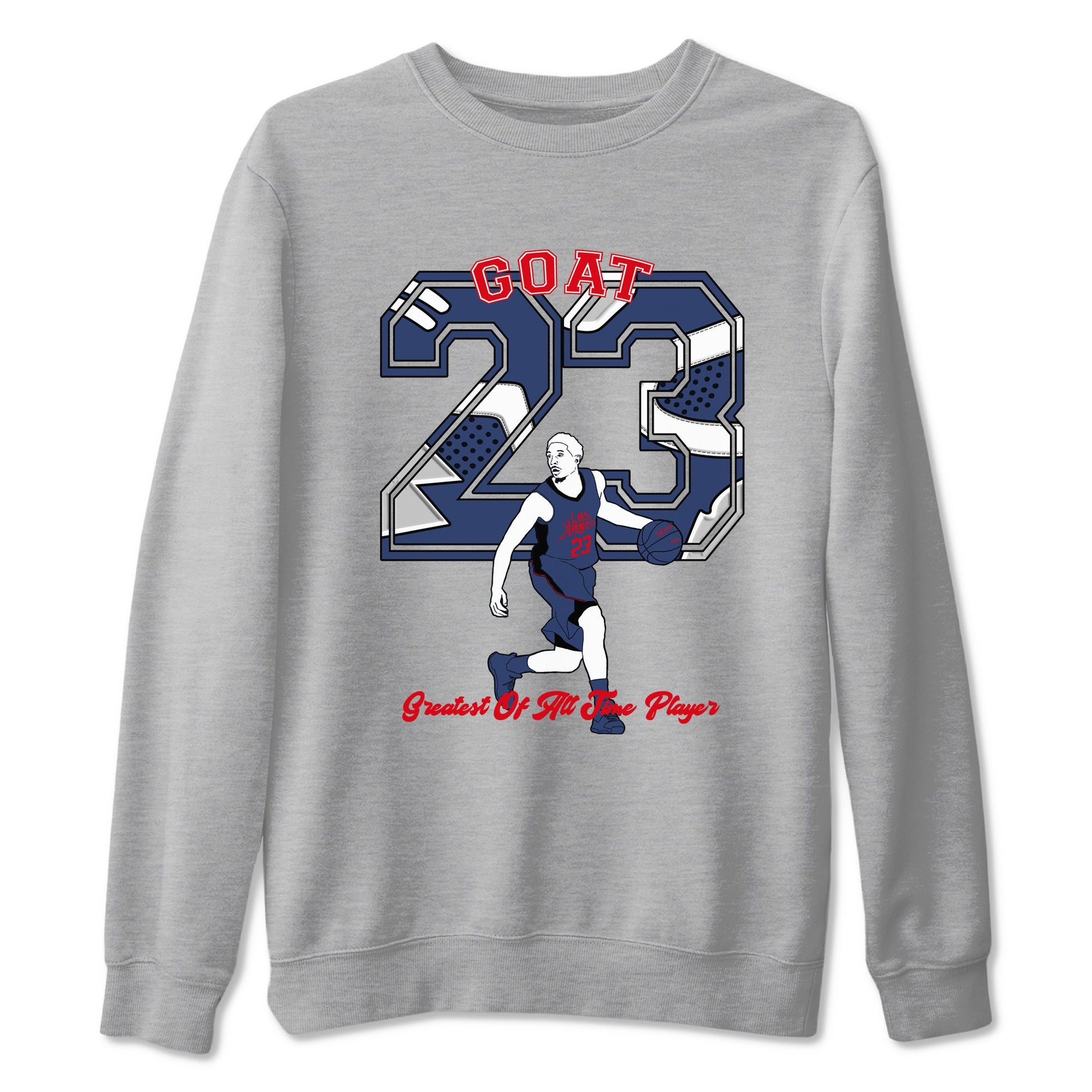 AJ6 White And Midnight Navy shirt to match jordans Goat Player sneaker tees Air Jordan 6 Olympic SNRT Sneaker Release Tees unisex cotton Heather Grey 2 crew neck shirt