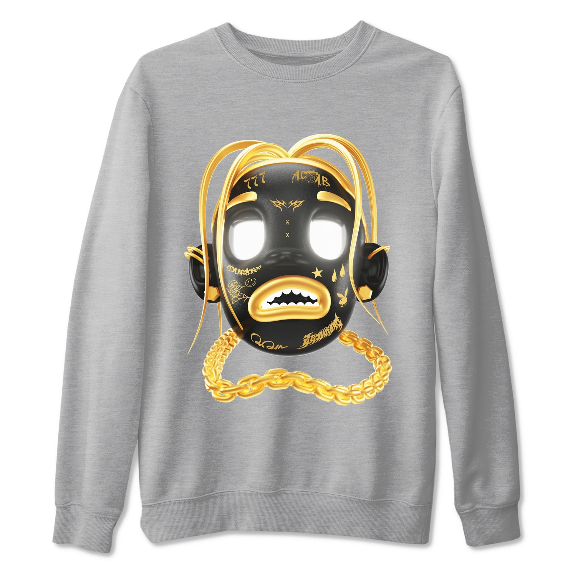 1s Black Metallic Gold shirts to match jordans Goosebumps Boy sneaker match tees Air Jordan 1 Black Metallic Gold SNRT Sneaker Tees streetwear brand Heather Grey 2 unisex cotton tee
