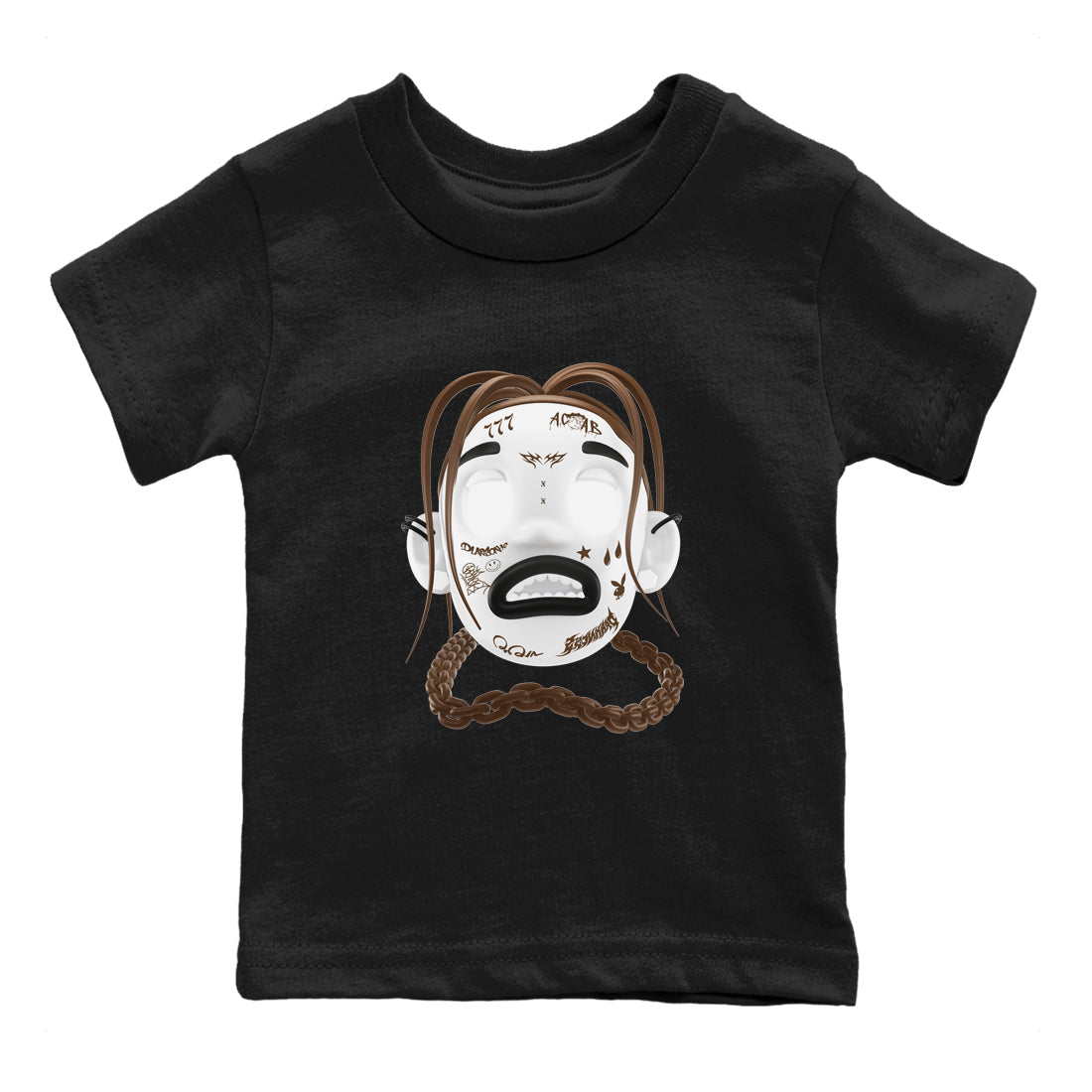 1s Low OG Mocha shirts to match jordans Goosebumps Boy sneaker match tees Air Jordan 1 Mocha match shoes to clothes SNRT Sneaker Tees Youth Baby Black 2 tee